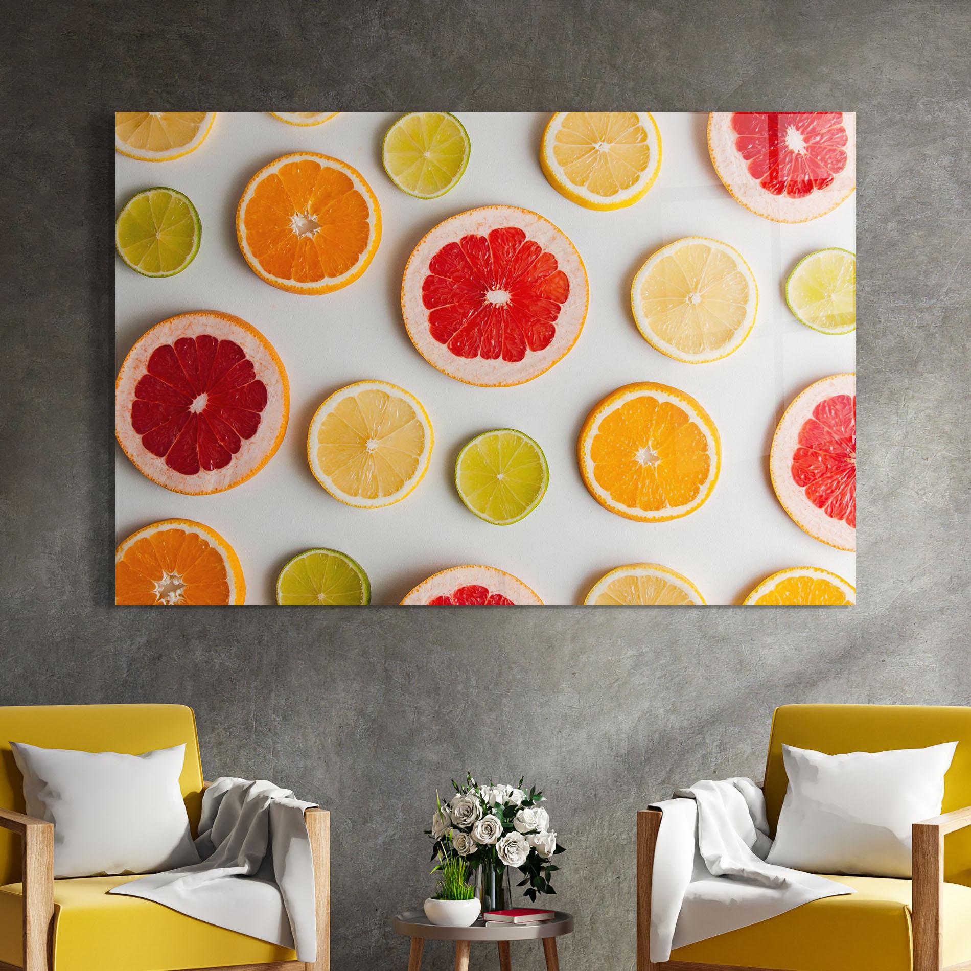 Glasbild Grapefruit Mix mockup 4