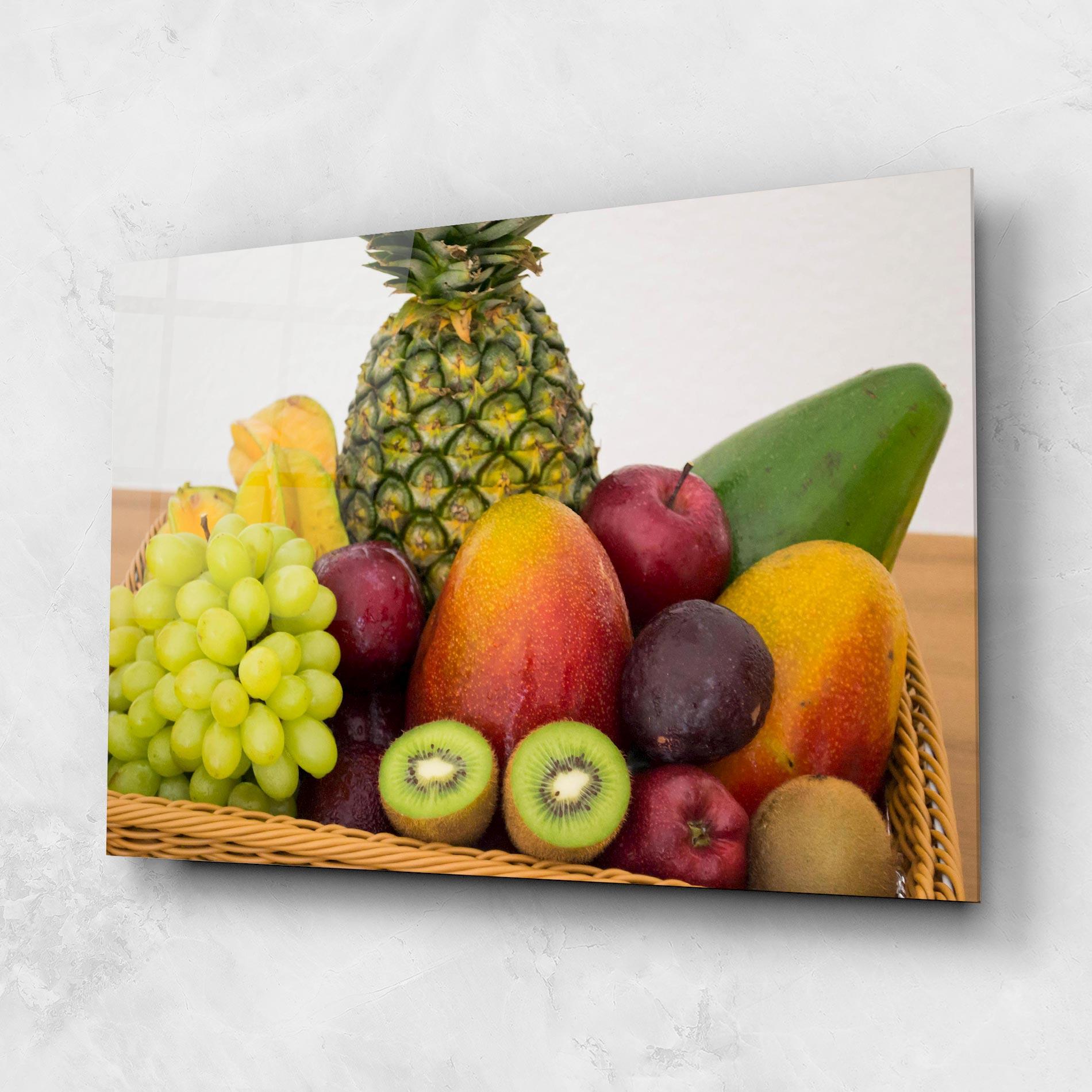 Glasbild Fruit Basket mockup 1