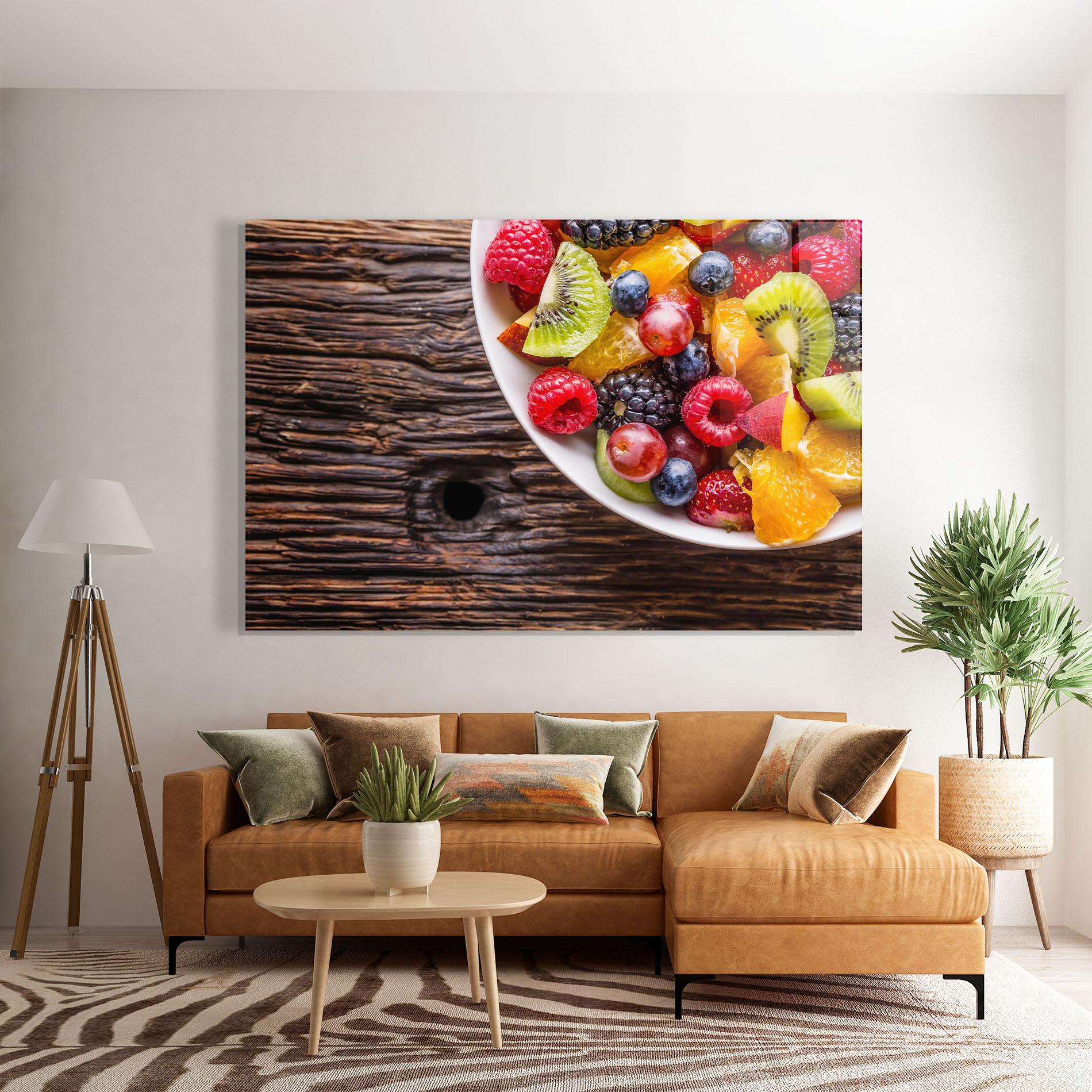 Glasbild Fresh Fruit Salad mockup 7