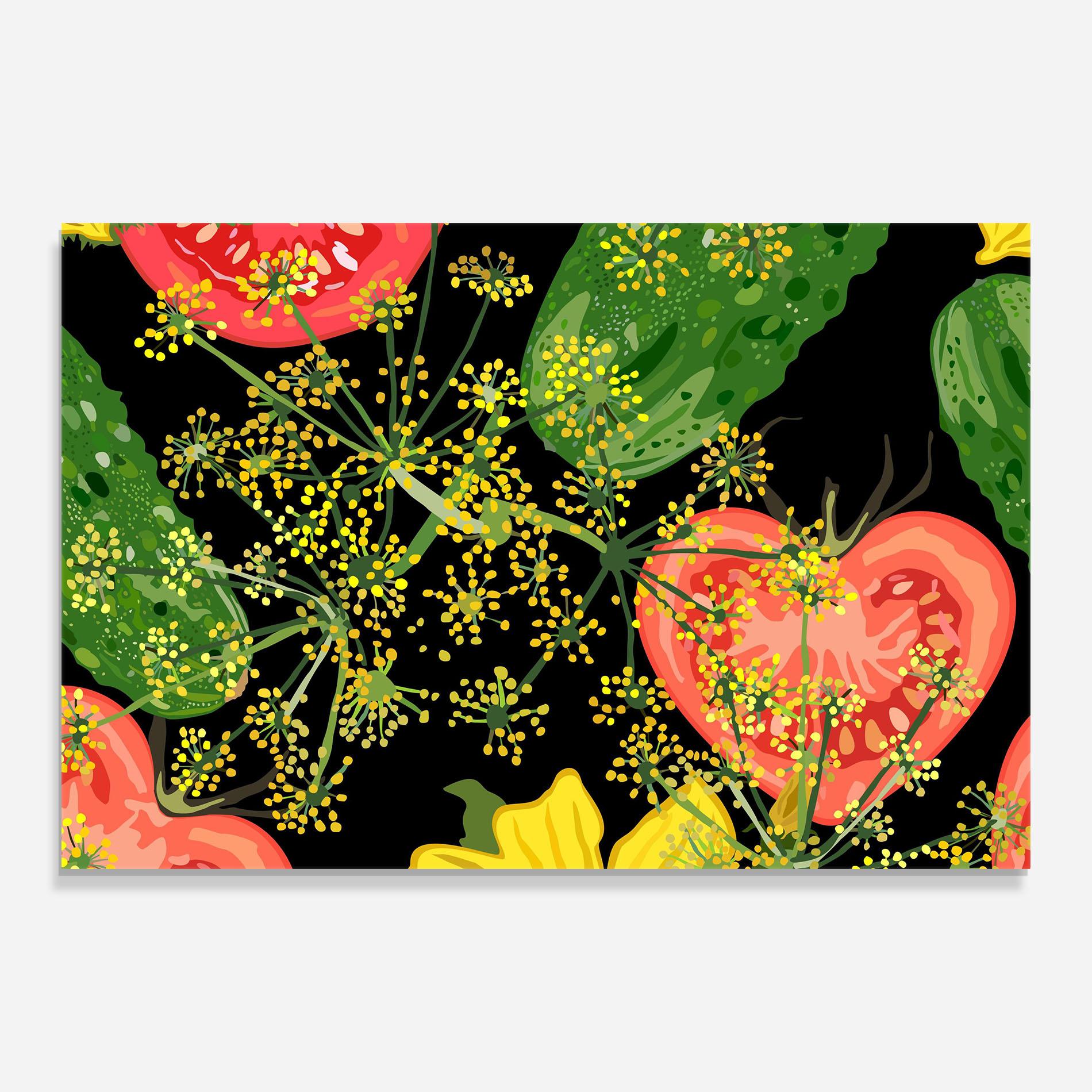 Glasbild Heart Tomato mockup 0