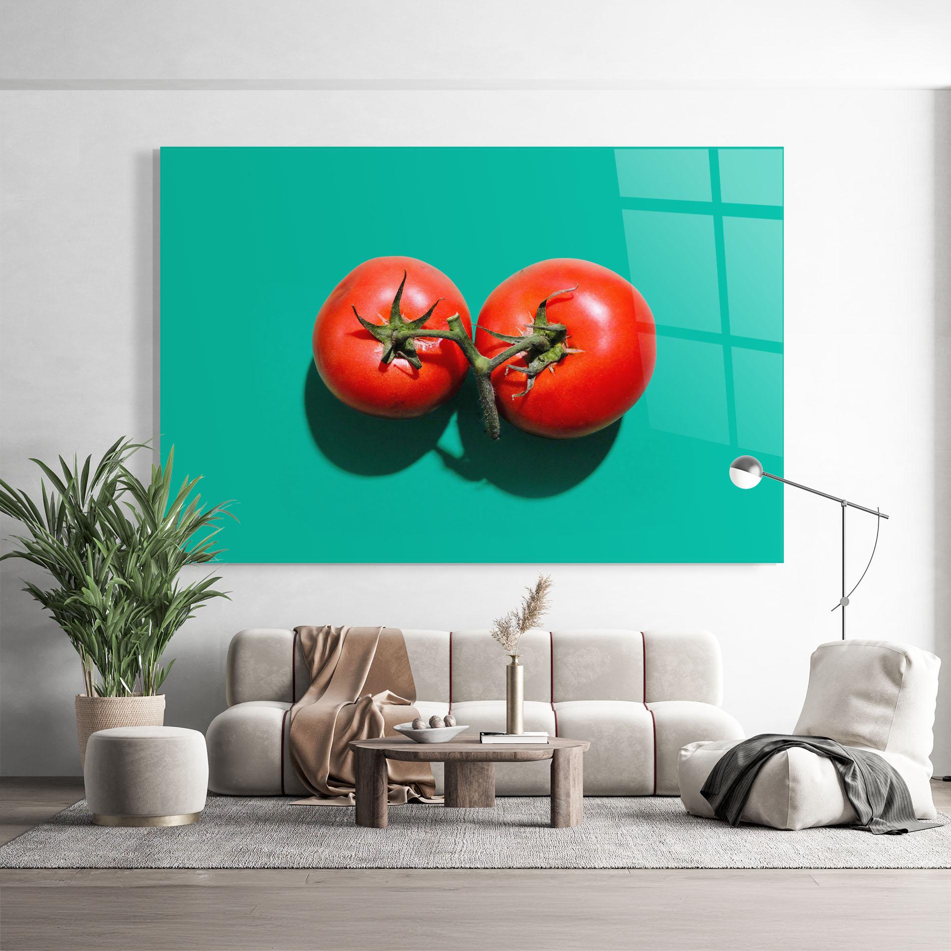 Glasbild Clean Tomato mockup 9