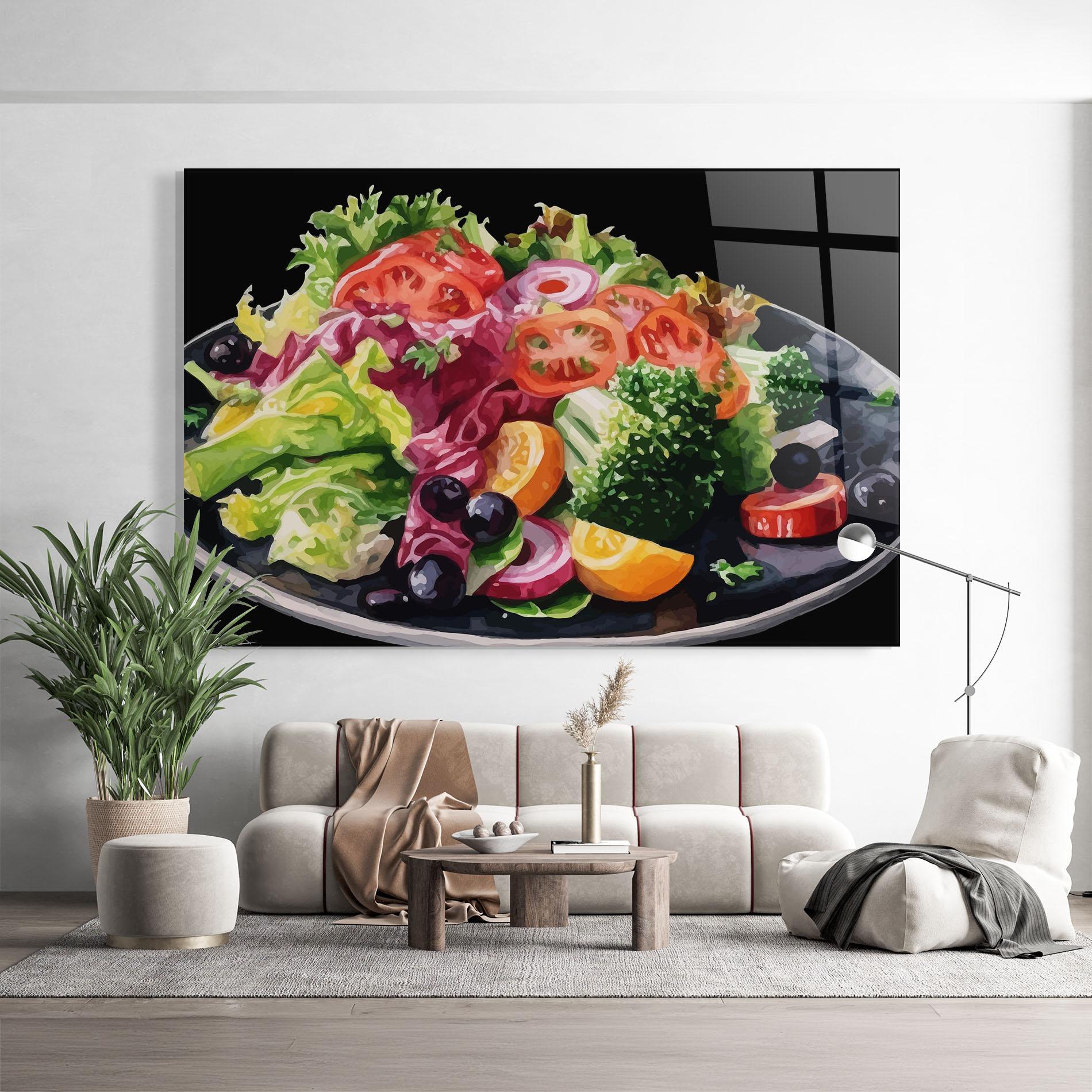 Glasbild Healthy Tomato Food mockup 9