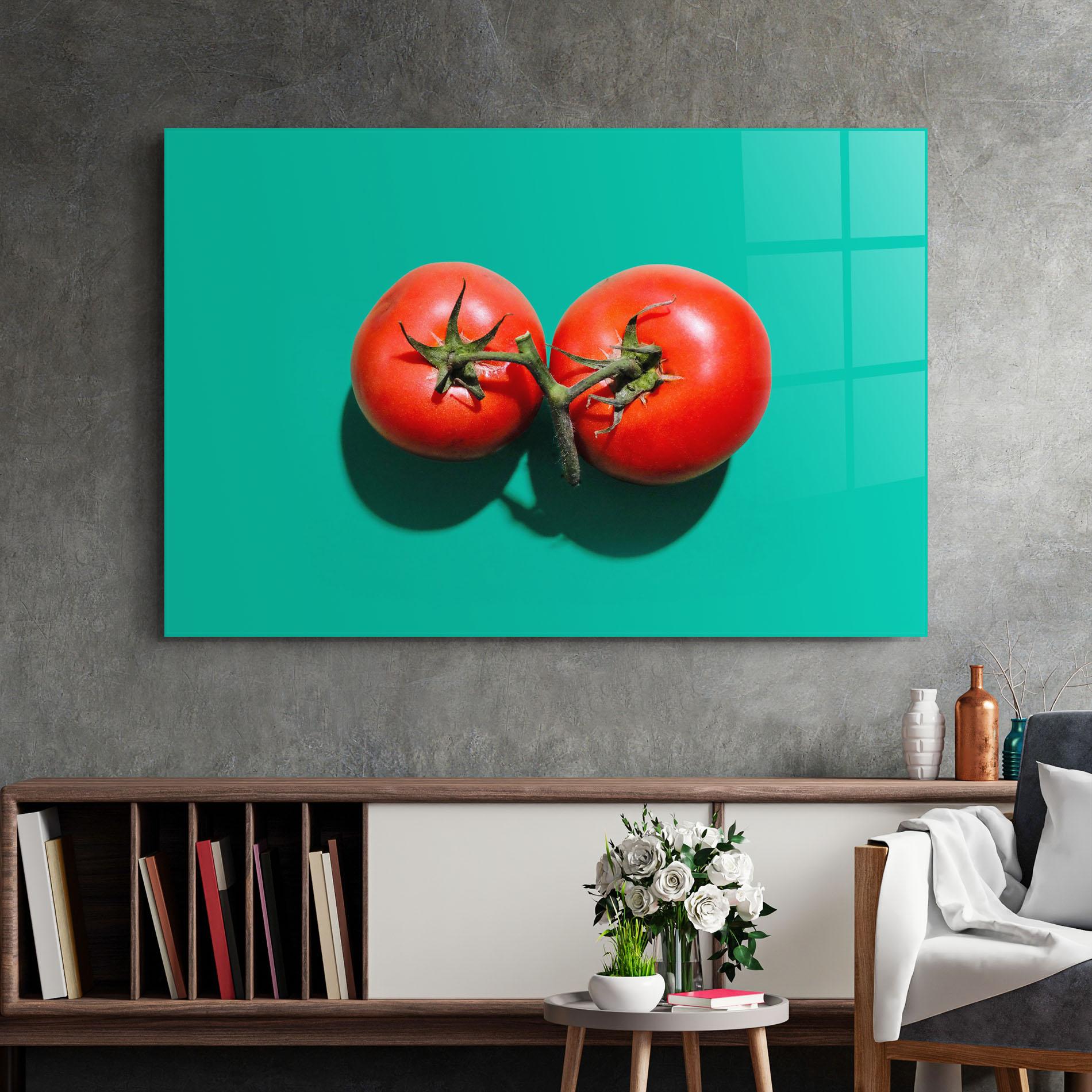 Glasbild Clean Tomato mockup 2