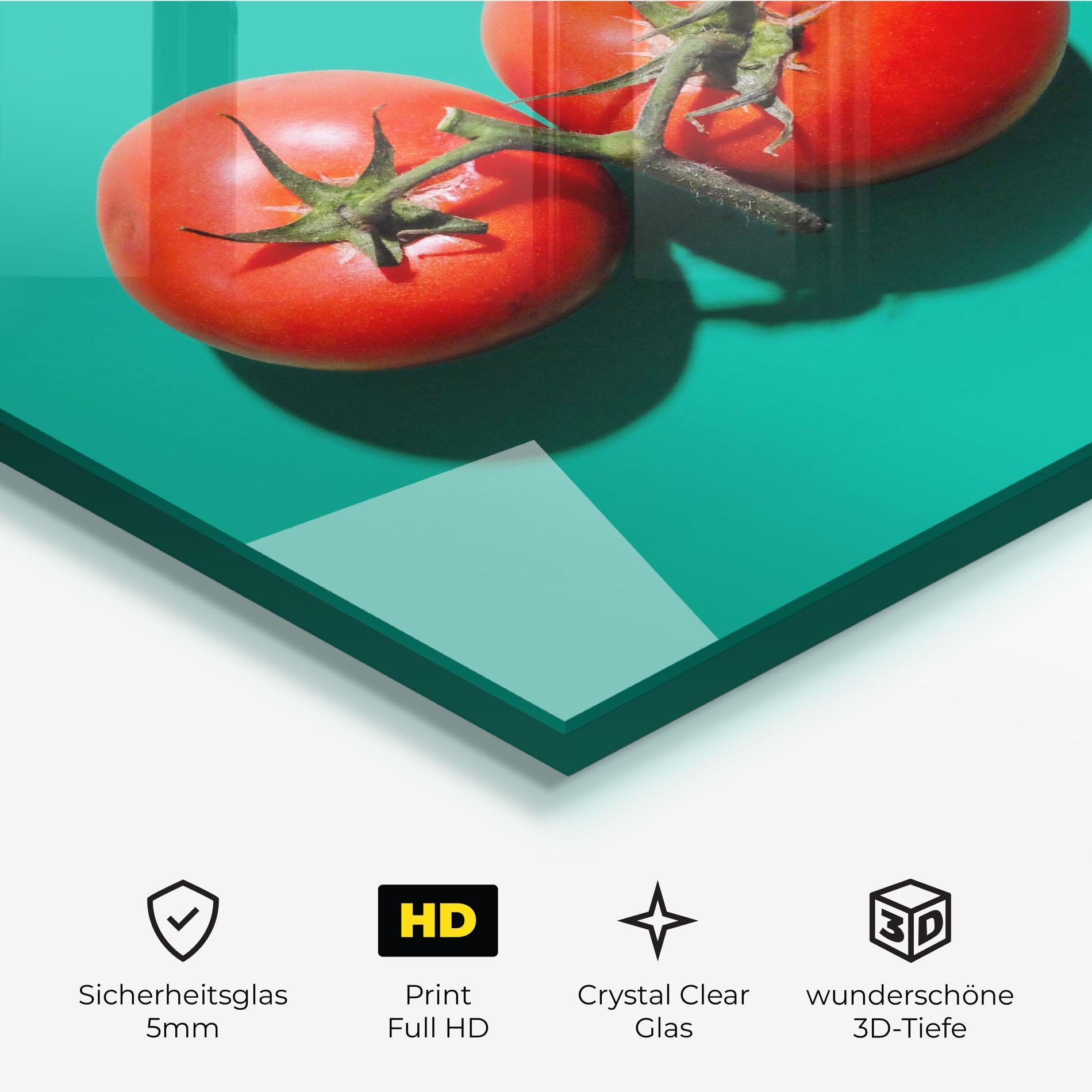 Glasbild Clean Tomato mockup 3
