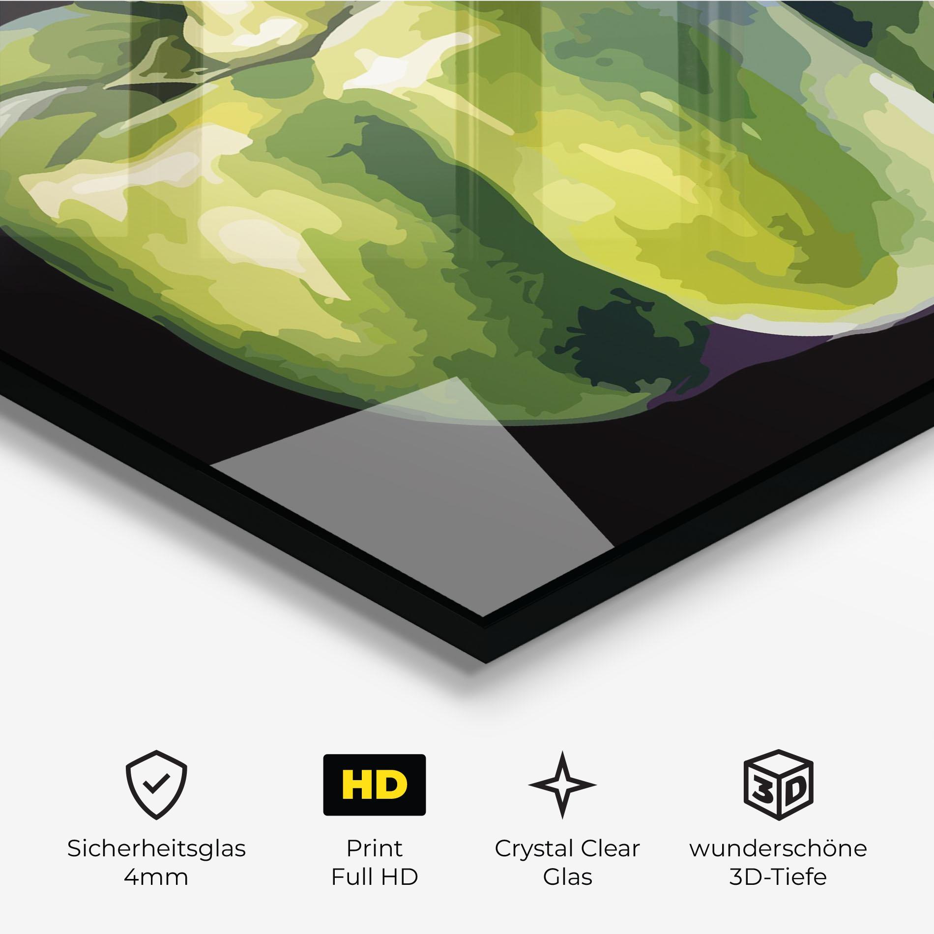 Glasbild Bellpepper Nice Art mockup 3