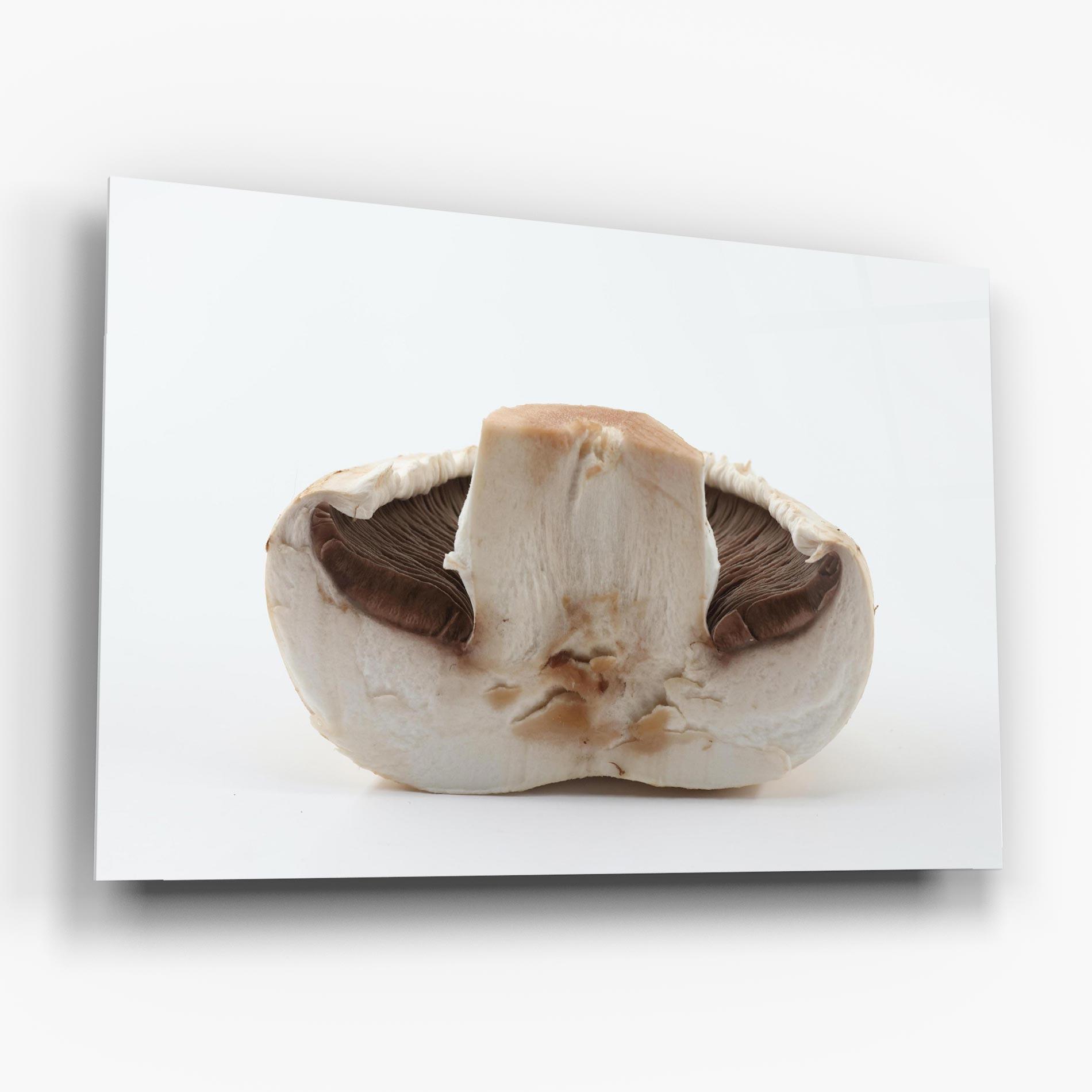 Glasbild Cut Mushroom mockup 6