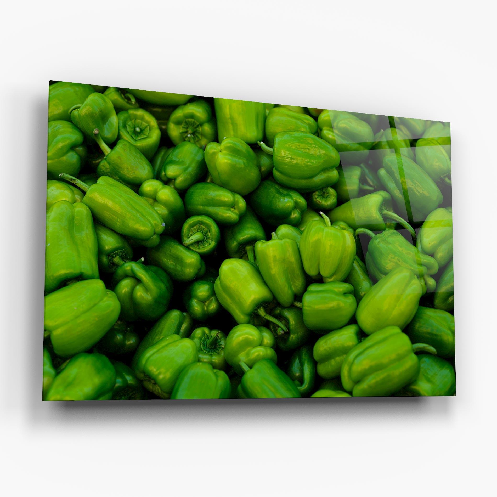 Glasbild Green Bellpepper mockup 6