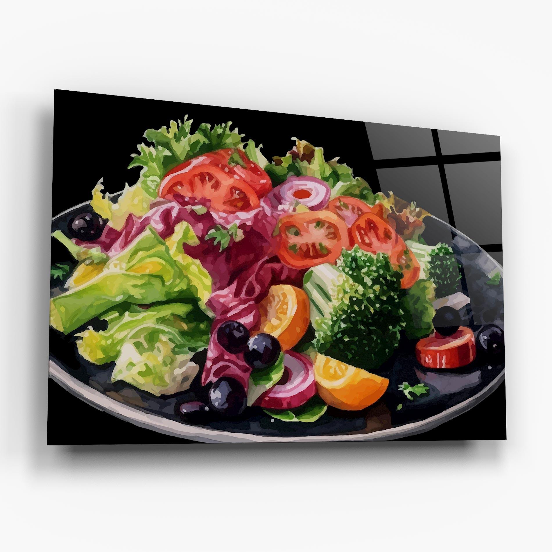 Glasbild Healthy Tomato Food mockup 6