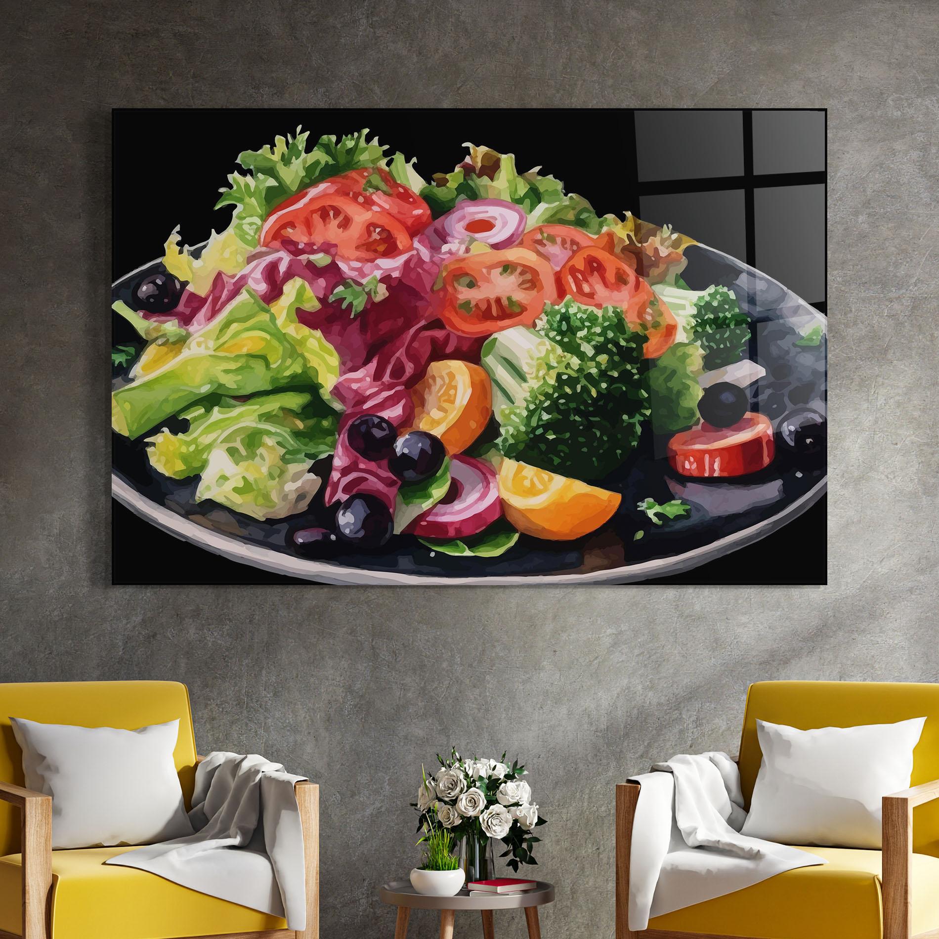 Glasbild Healthy Tomato Food mockup 4