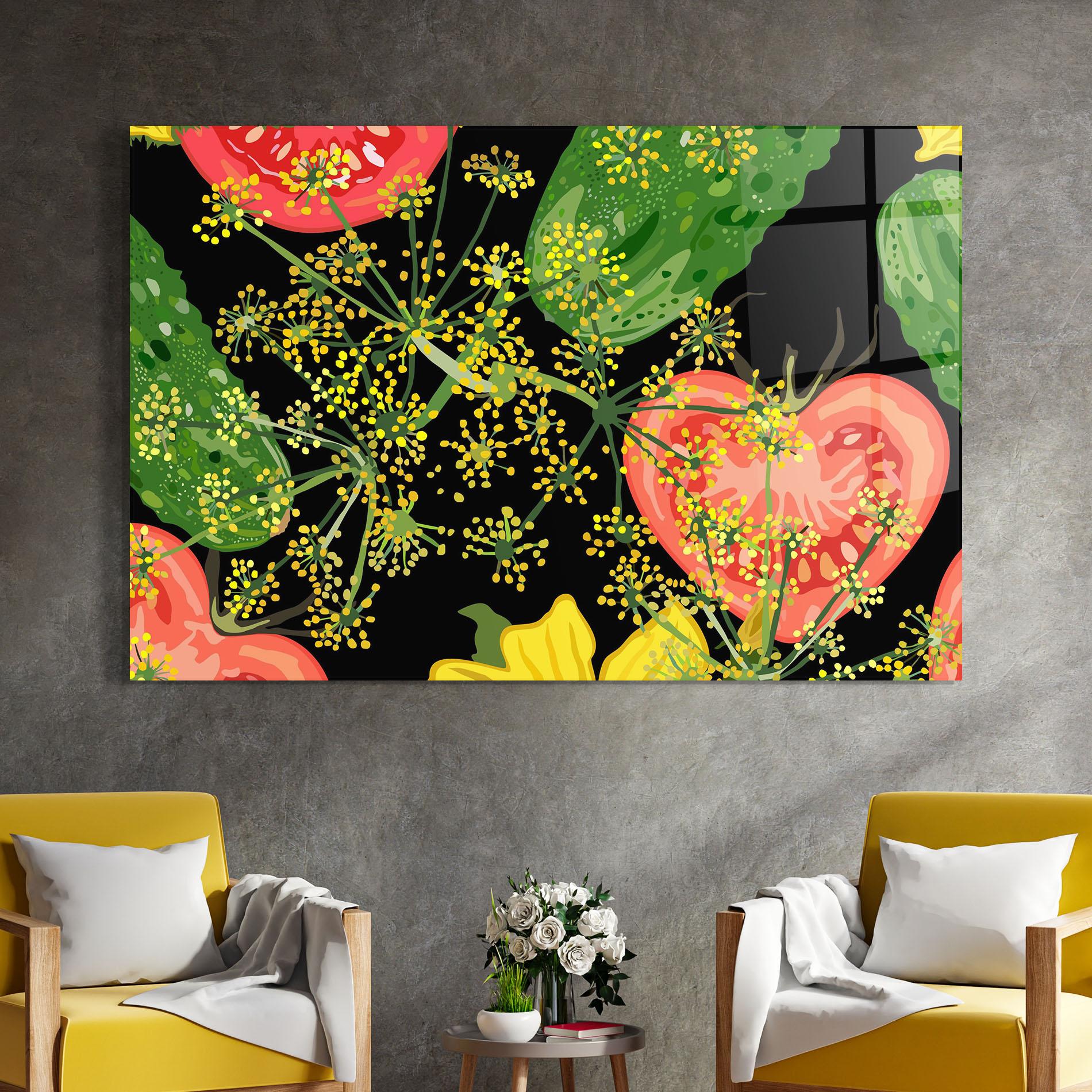 Glasbild Heart Tomato mockup 4