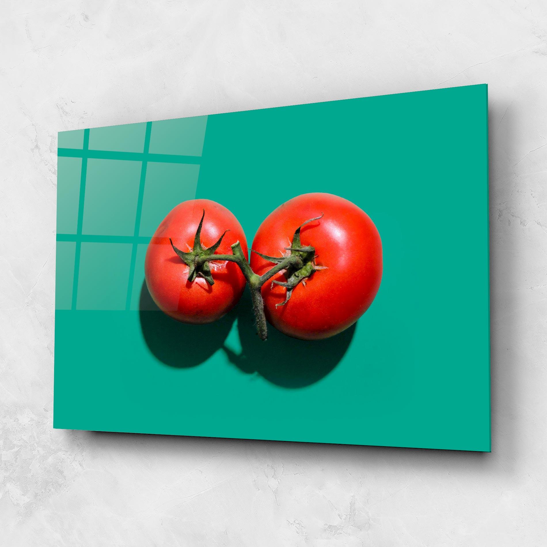 Glasbild Clean Tomato mockup 1