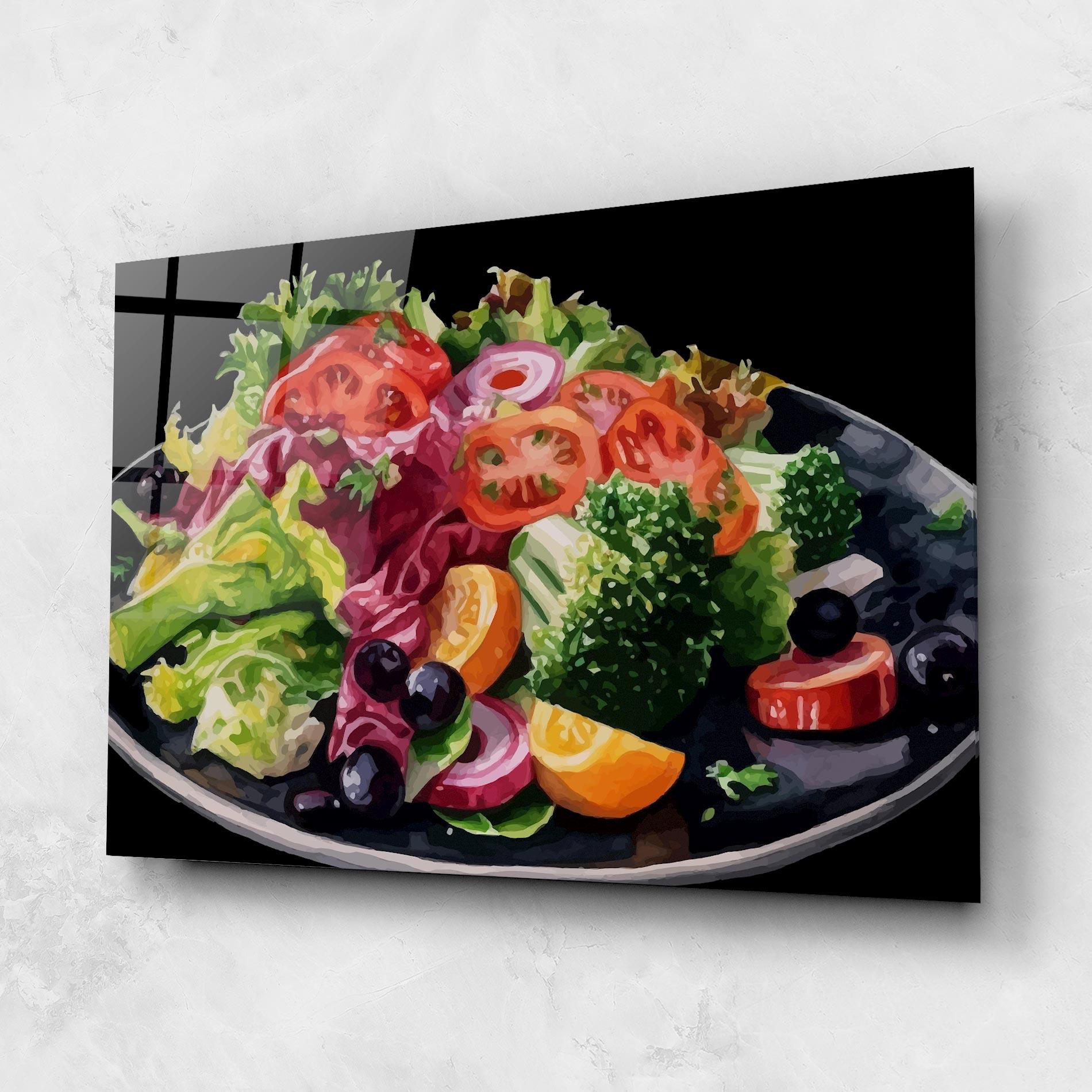 Glasbild Healthy Tomato Food mockup 1