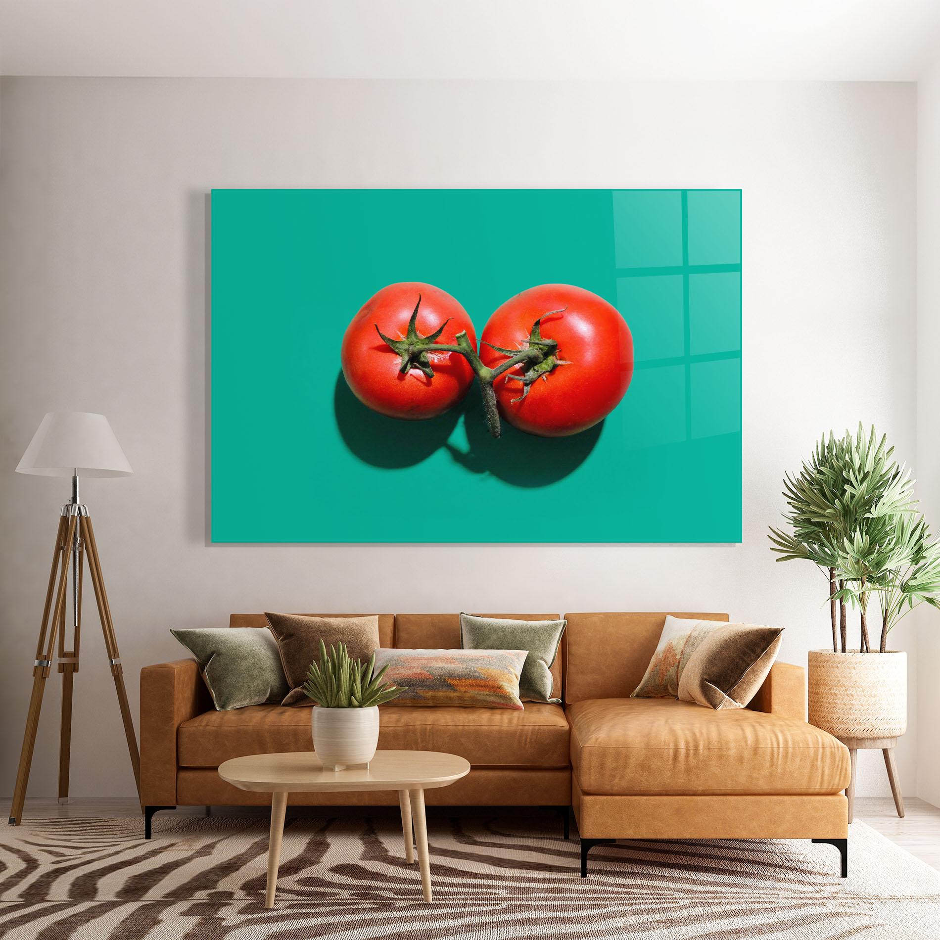 Glasbild Clean Tomato mockup 7