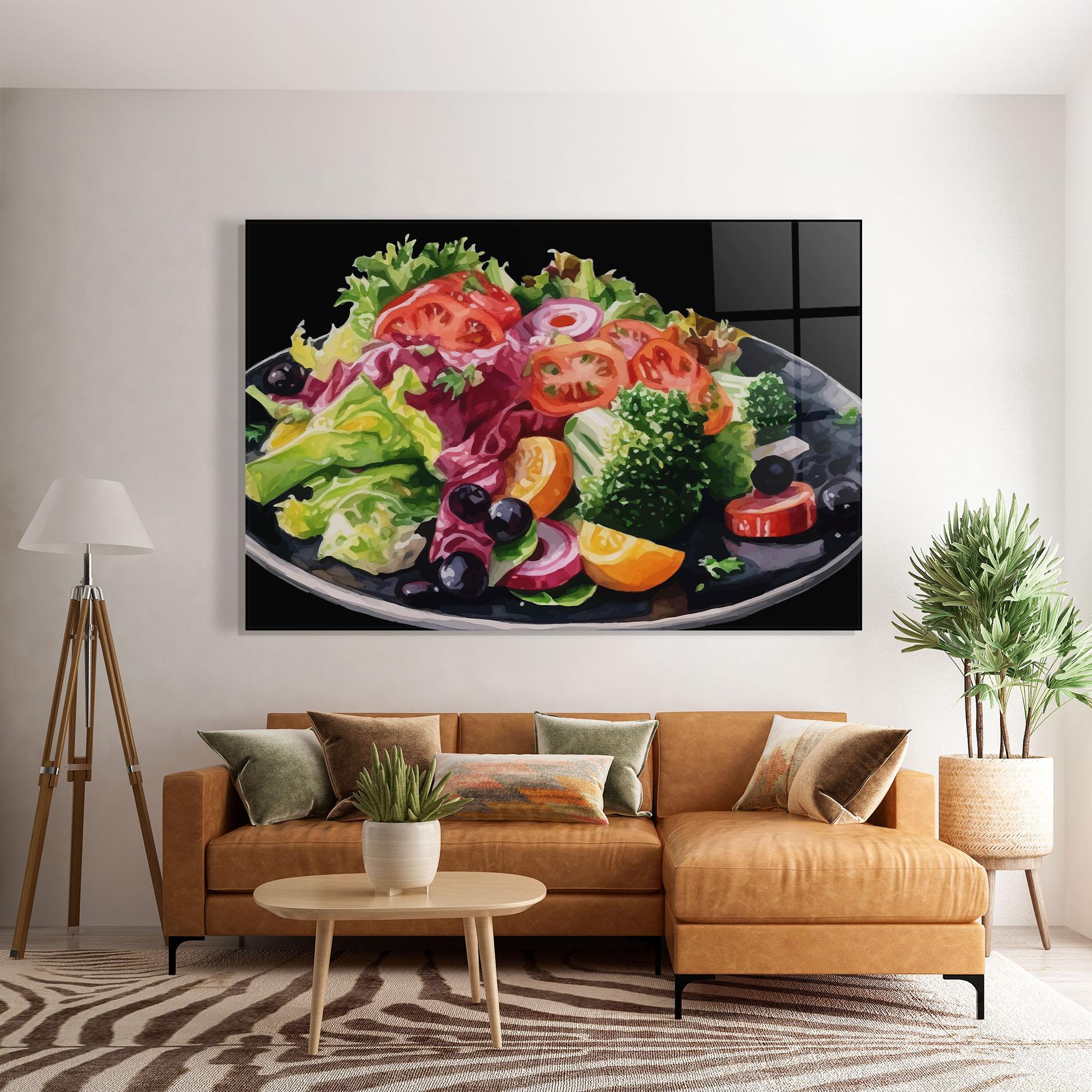 Glasbild Healthy Tomato Food mockup 7