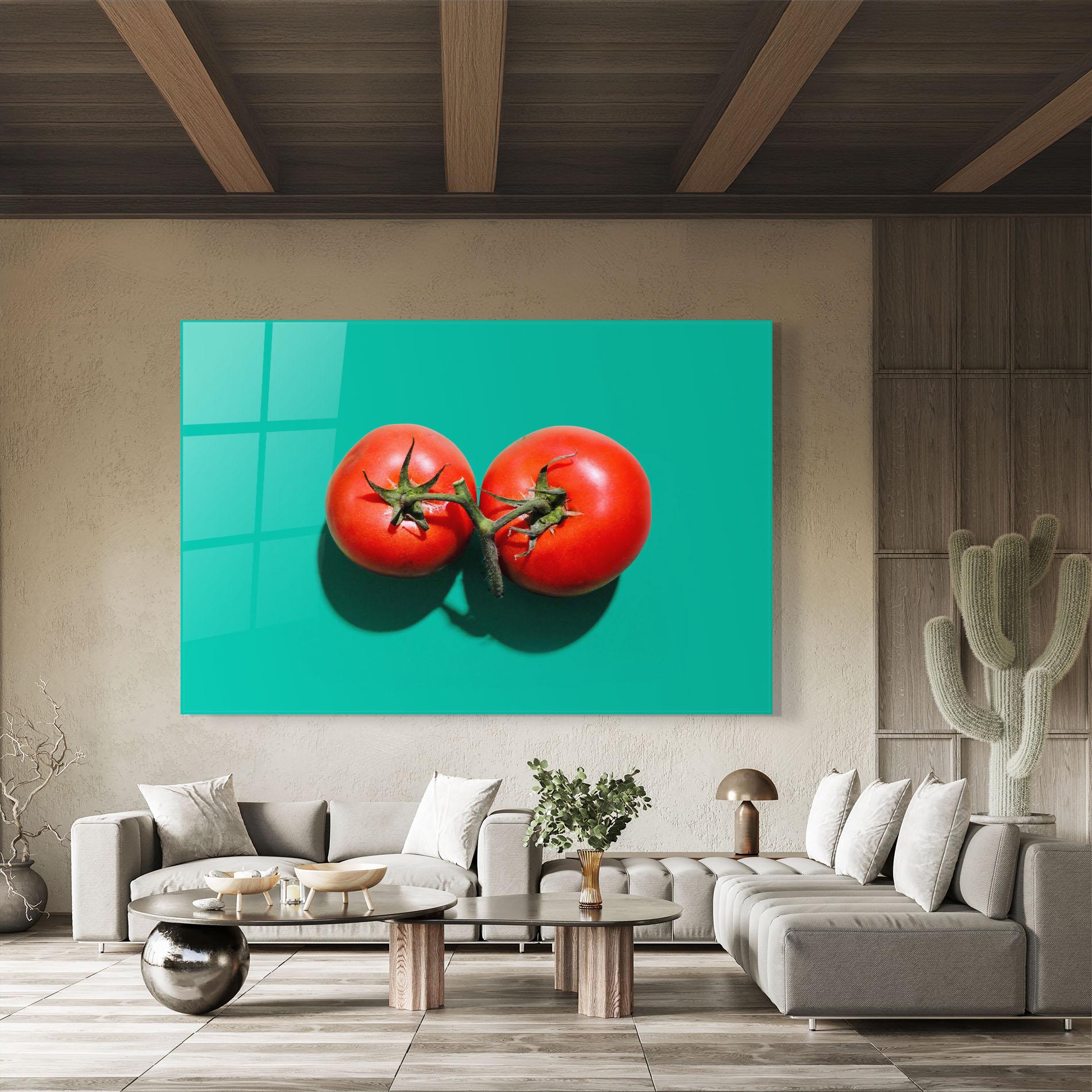 Glasbild Clean Tomato mockup 8