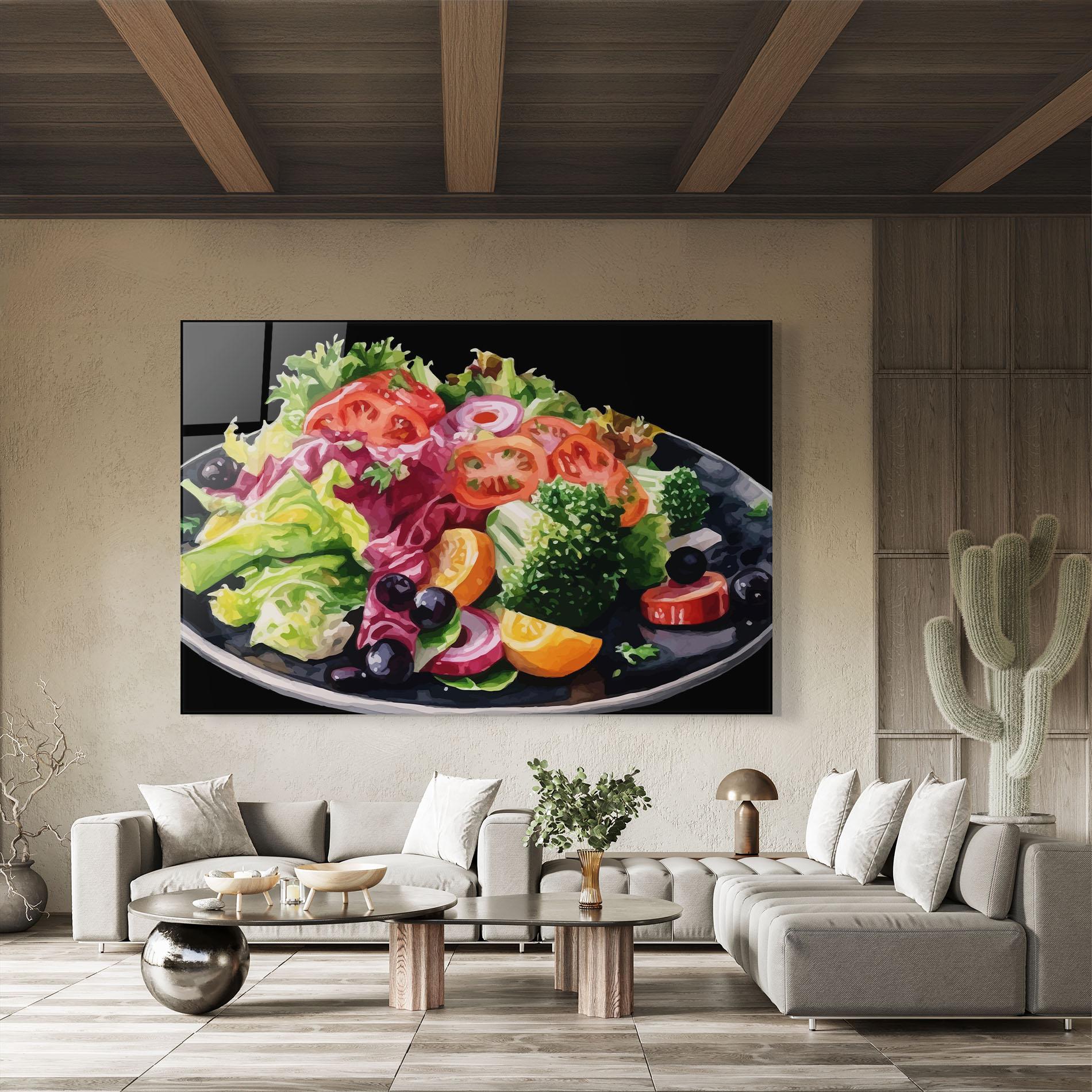 Glasbild Healthy Tomato Food mockup 8