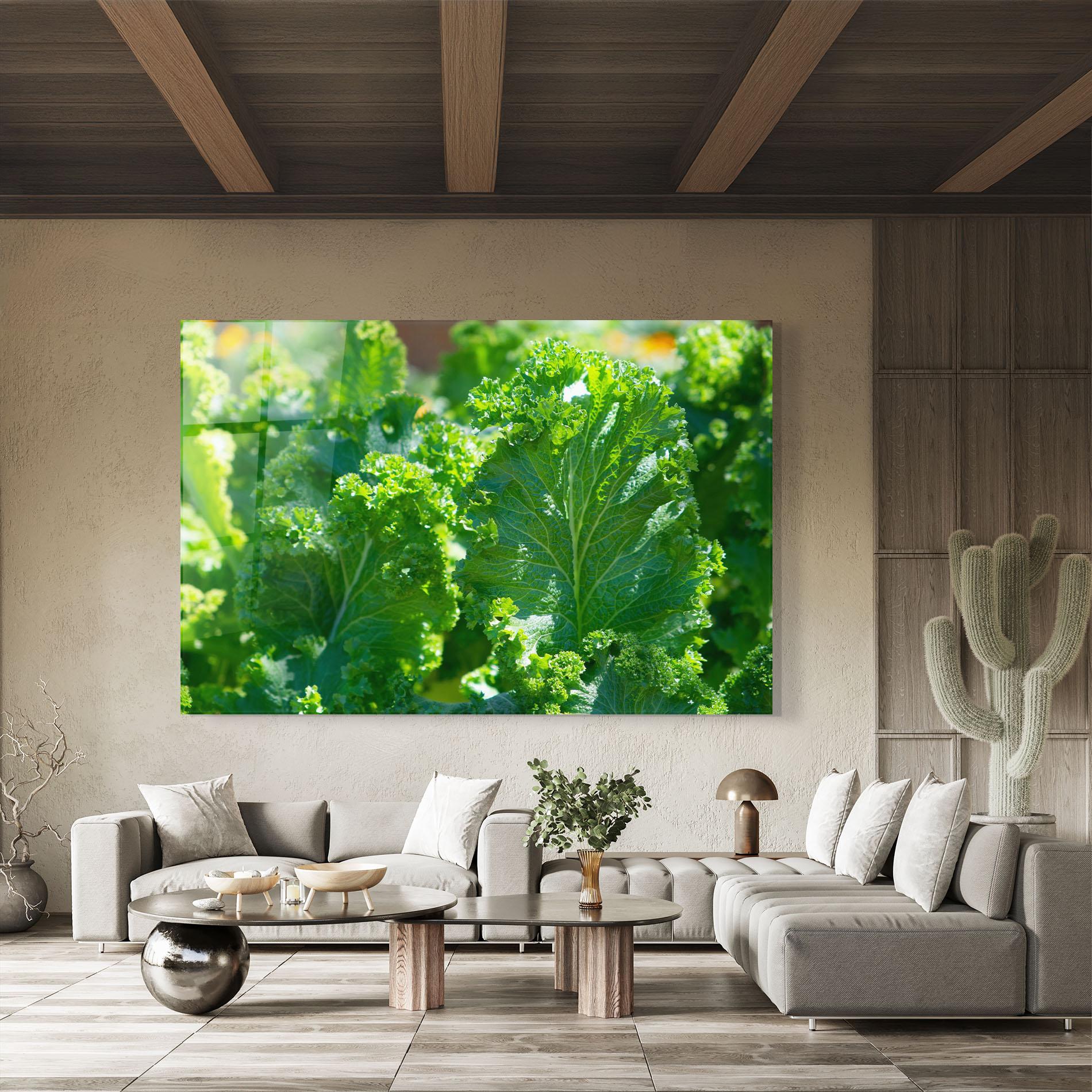 Glasbild Lettuce View mockup 8