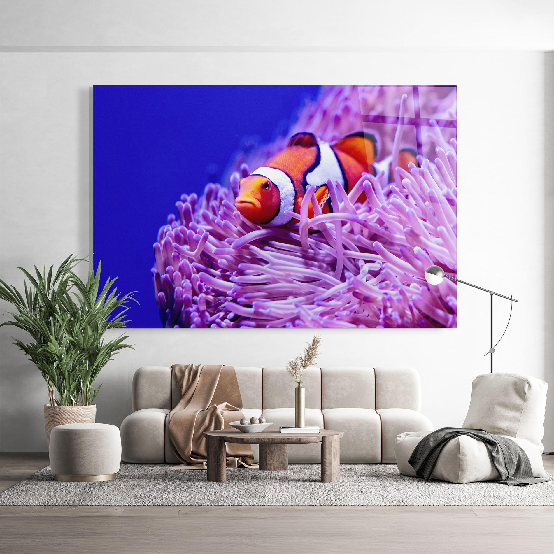 Glasbild Angry Nemo mockup 9