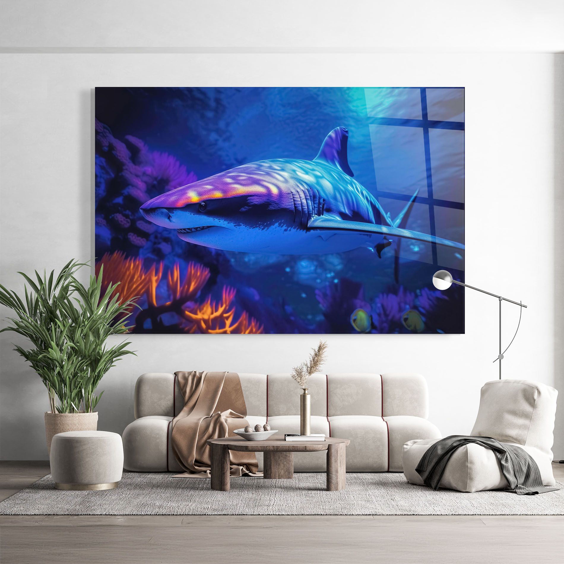 Blue Light Shark mockup 9
