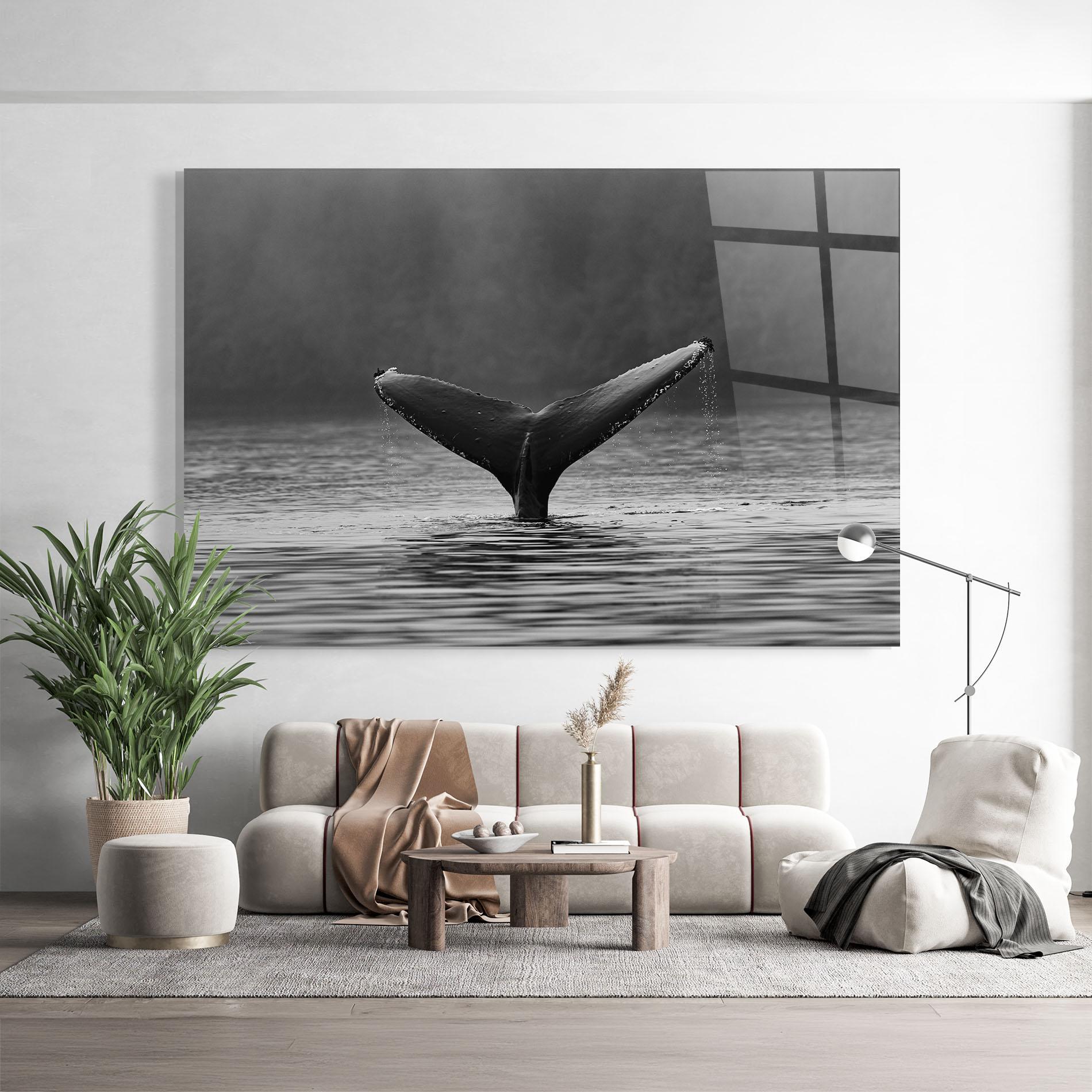 Glasbild Grey Tail mockup 9