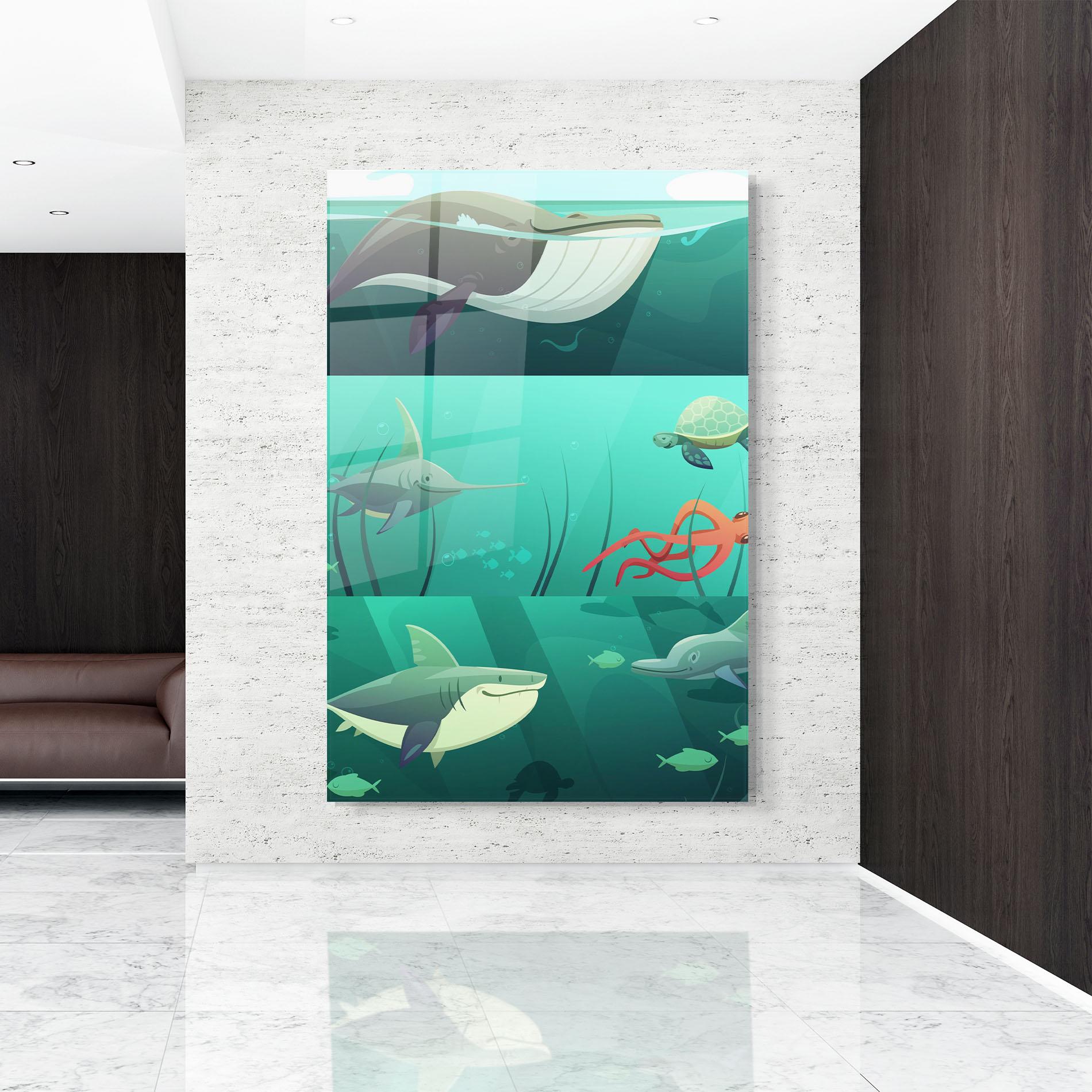 Glasbild Kids Ocean mockup 9