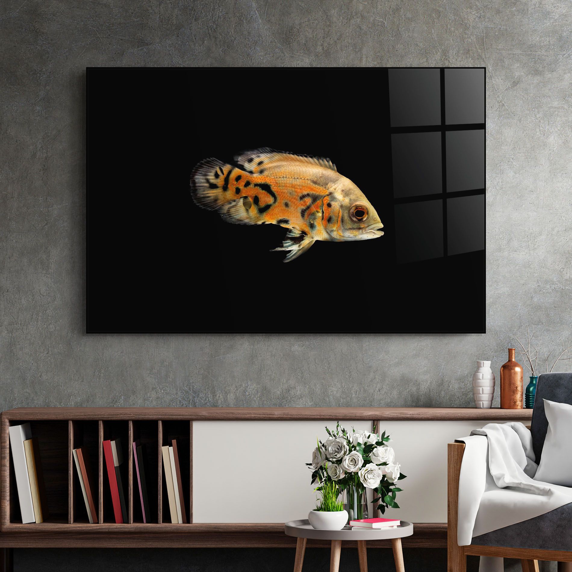 Cute Brown Fish mockup 2