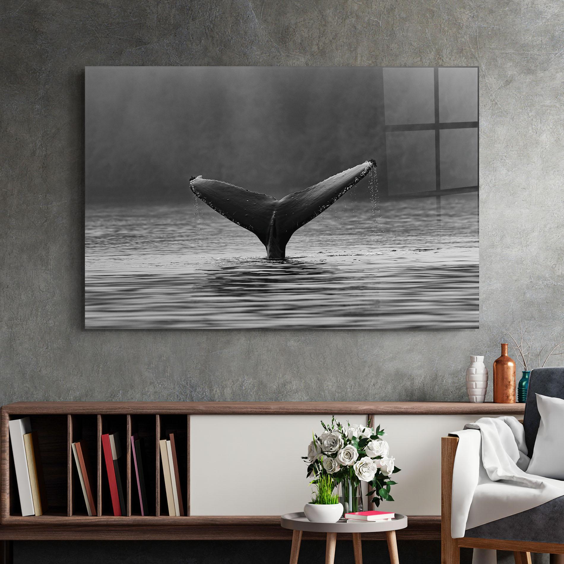 Glasbild Grey Tail mockup 2