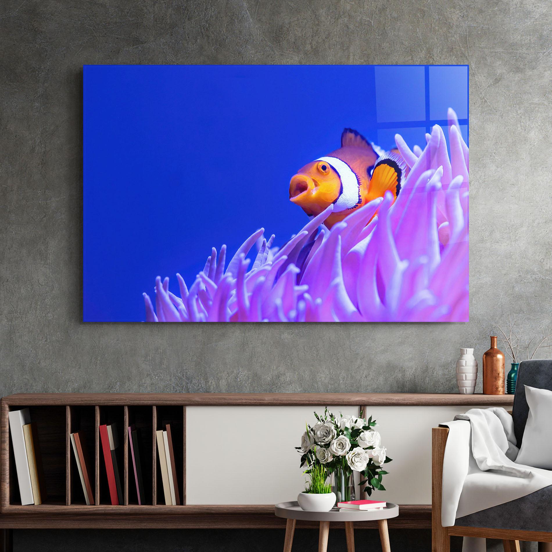 Glasbild Hungry Nemo mockup 2