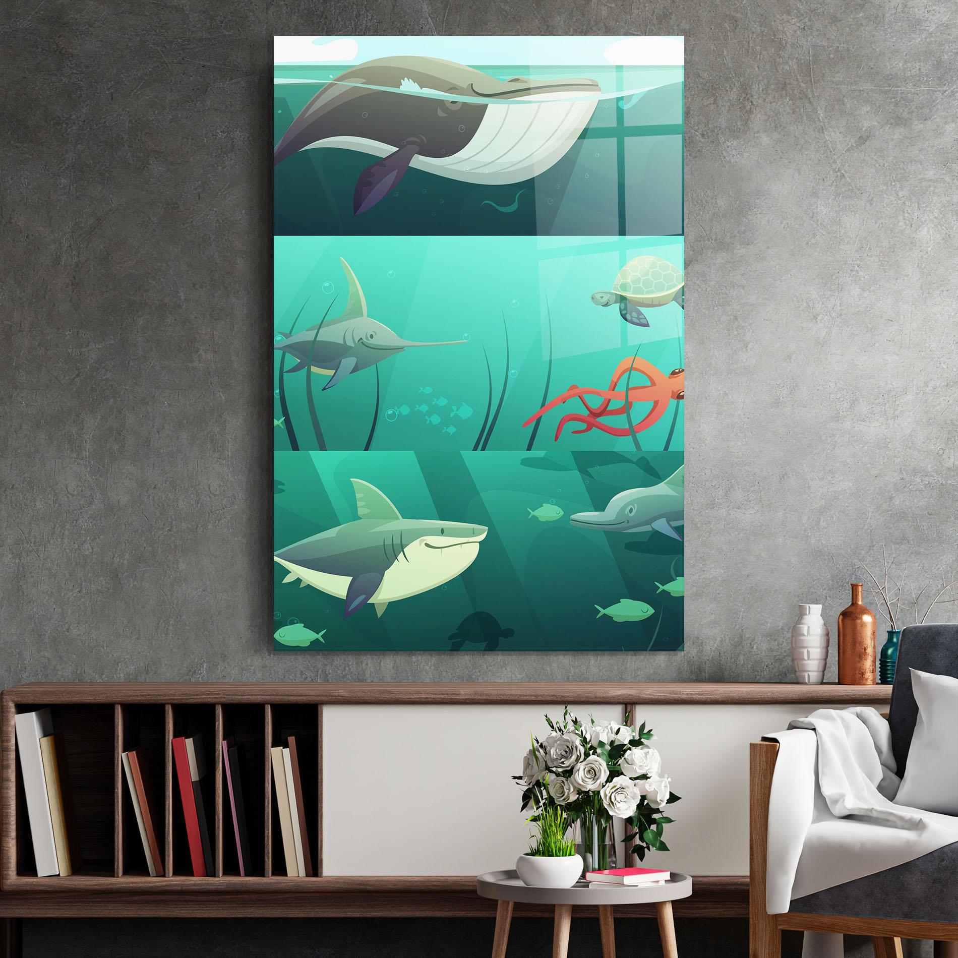 Glasbild Kids Ocean mockup 2