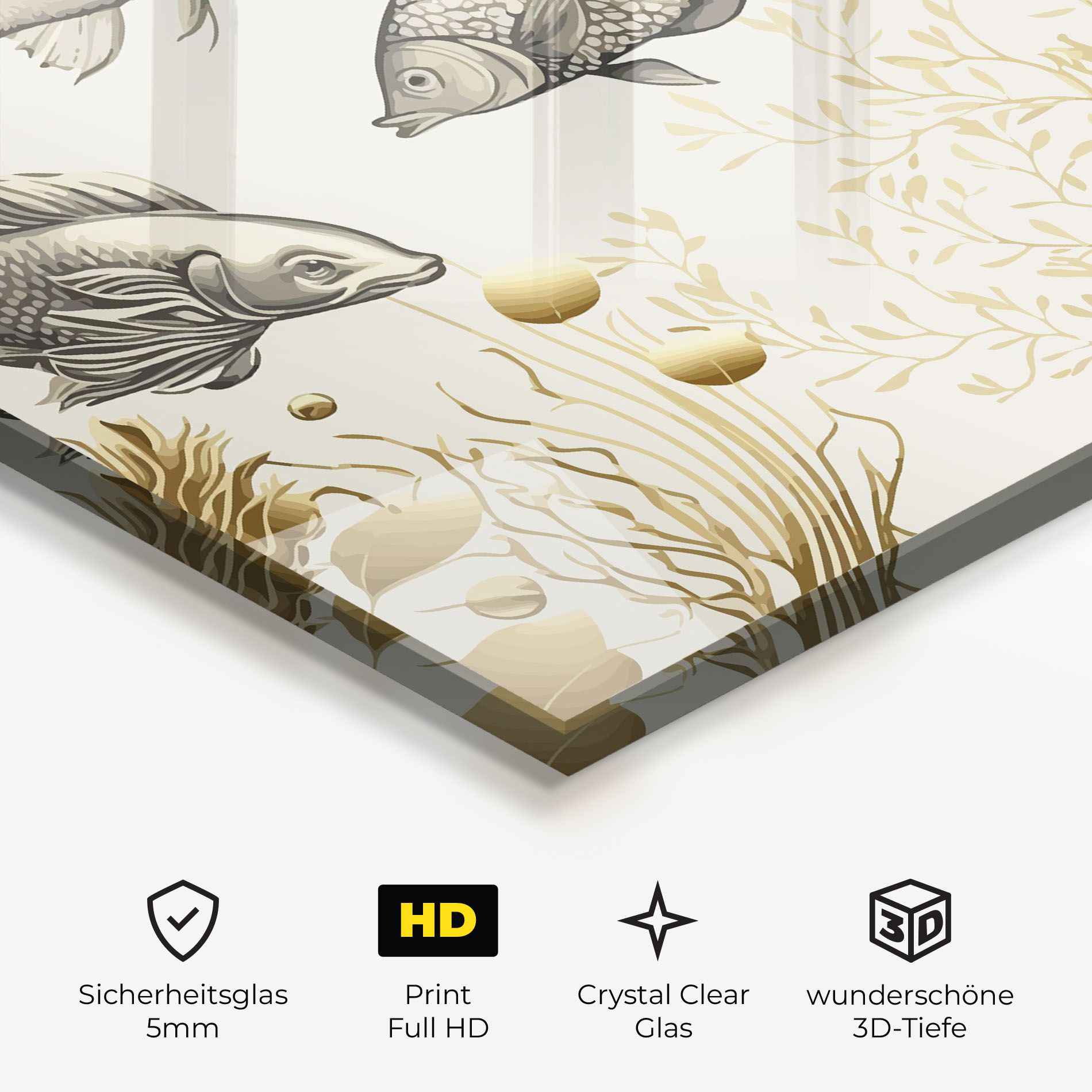 Grey Gold Fish mockup 3