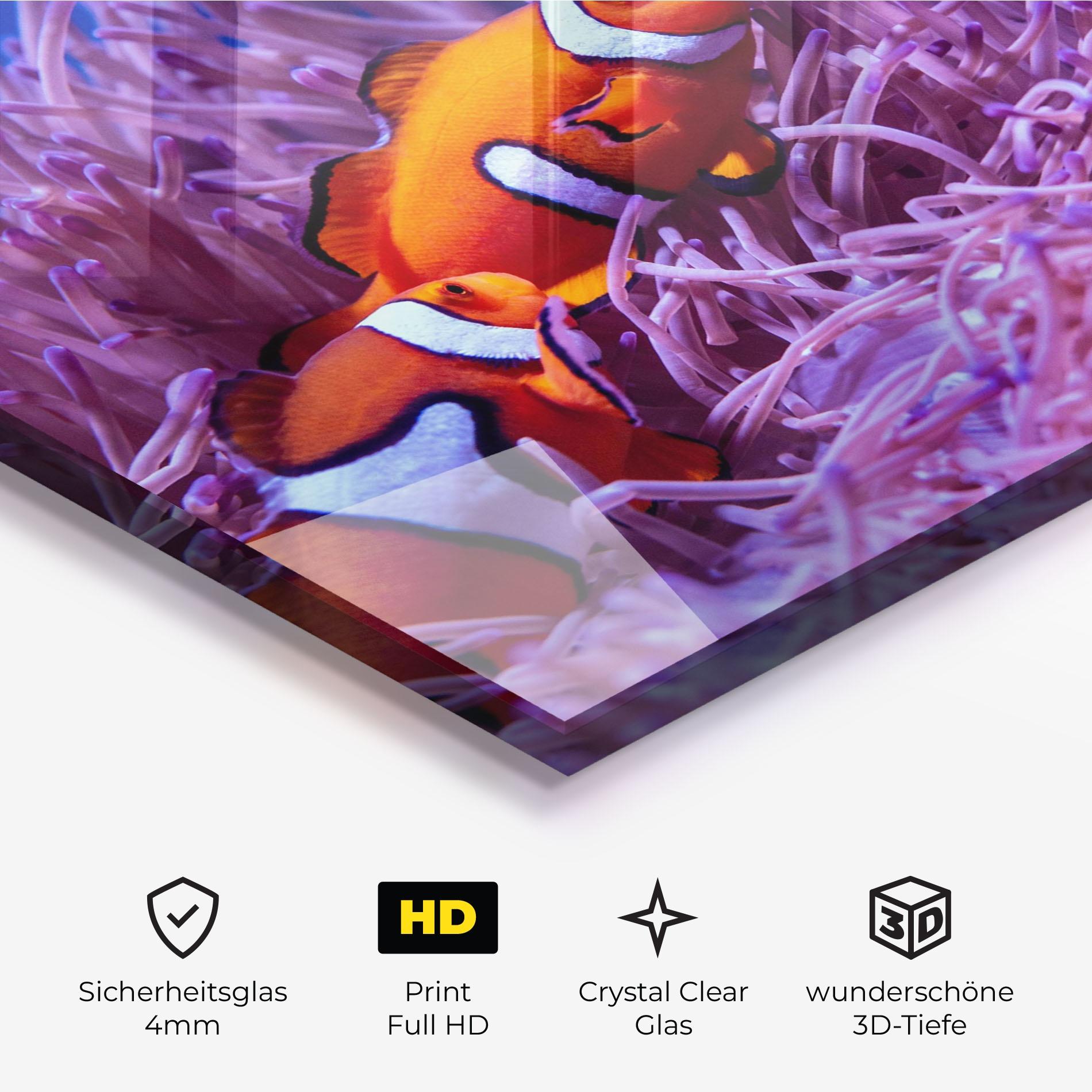 Glasbild Nemo Family mockup 3