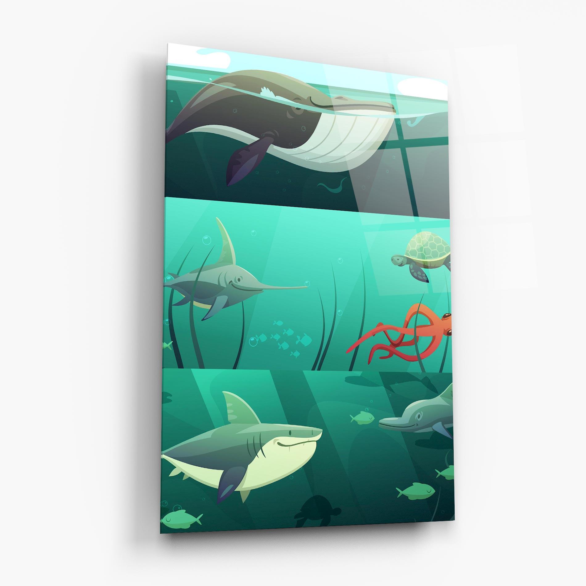 Glasbild Kids Ocean mockup 6