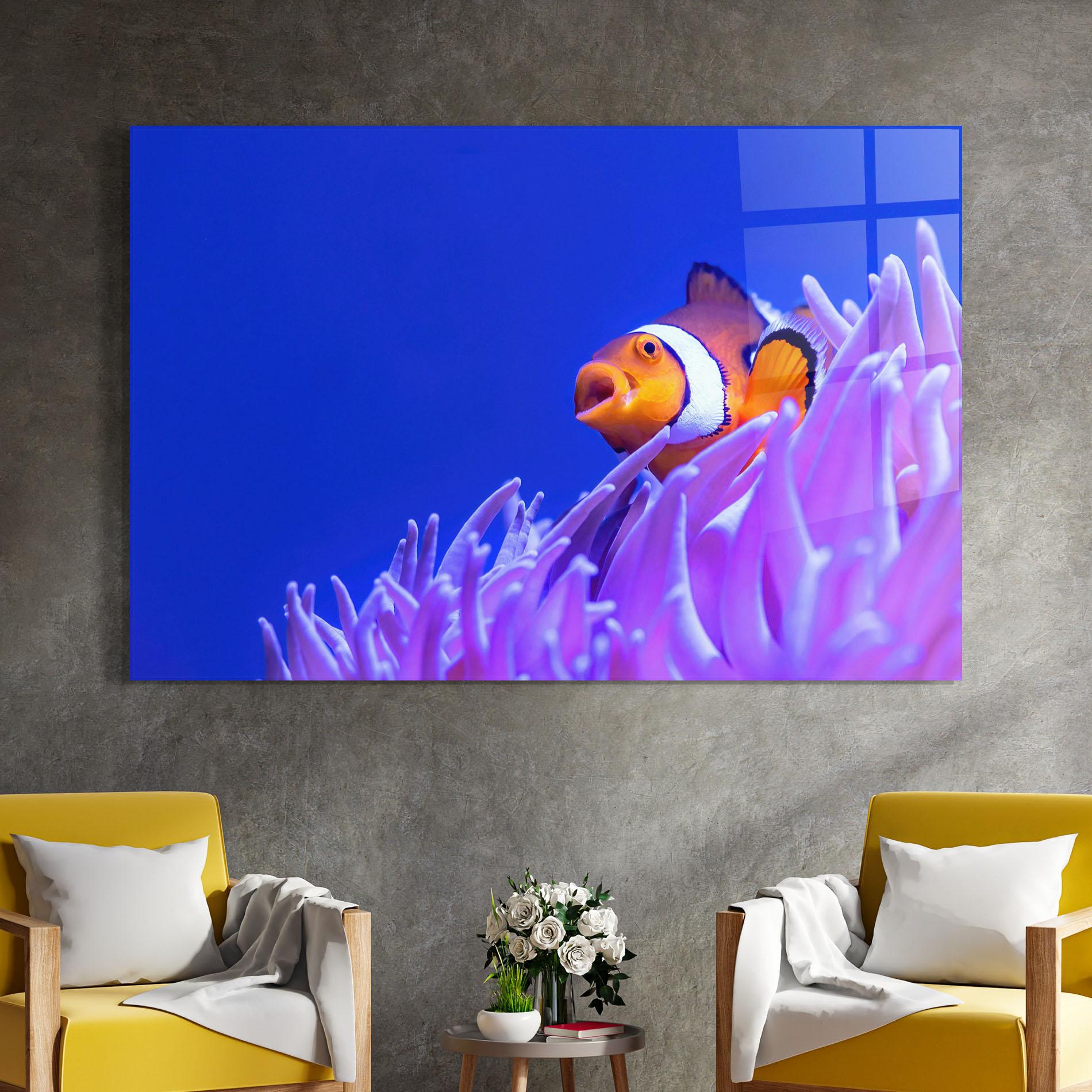 Glasbild Hungry Nemo mockup 4