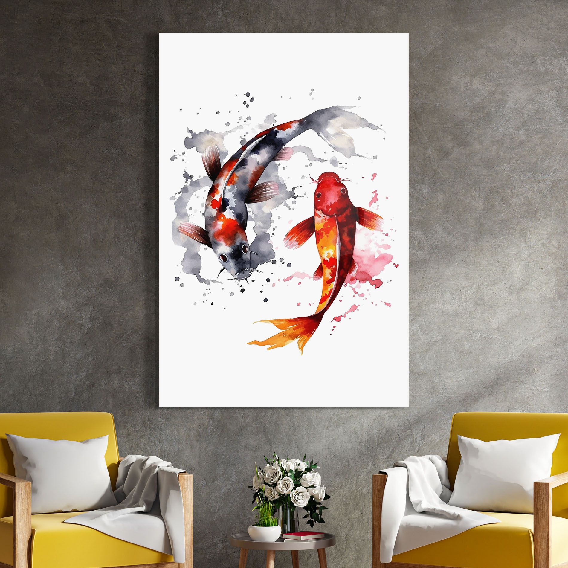 Beautiful Koi mockup 4