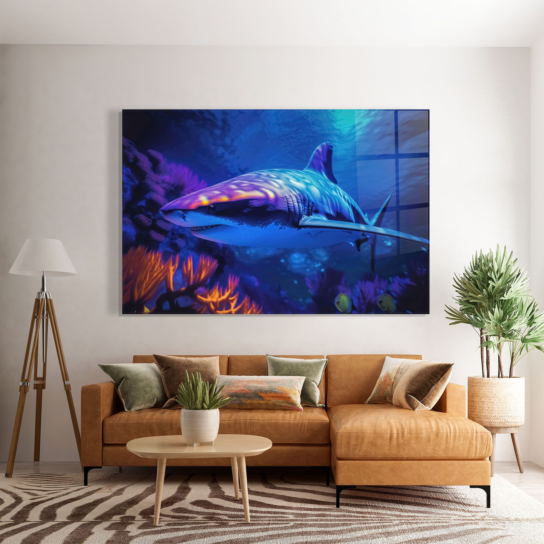 Blue Light Shark mockup 7
