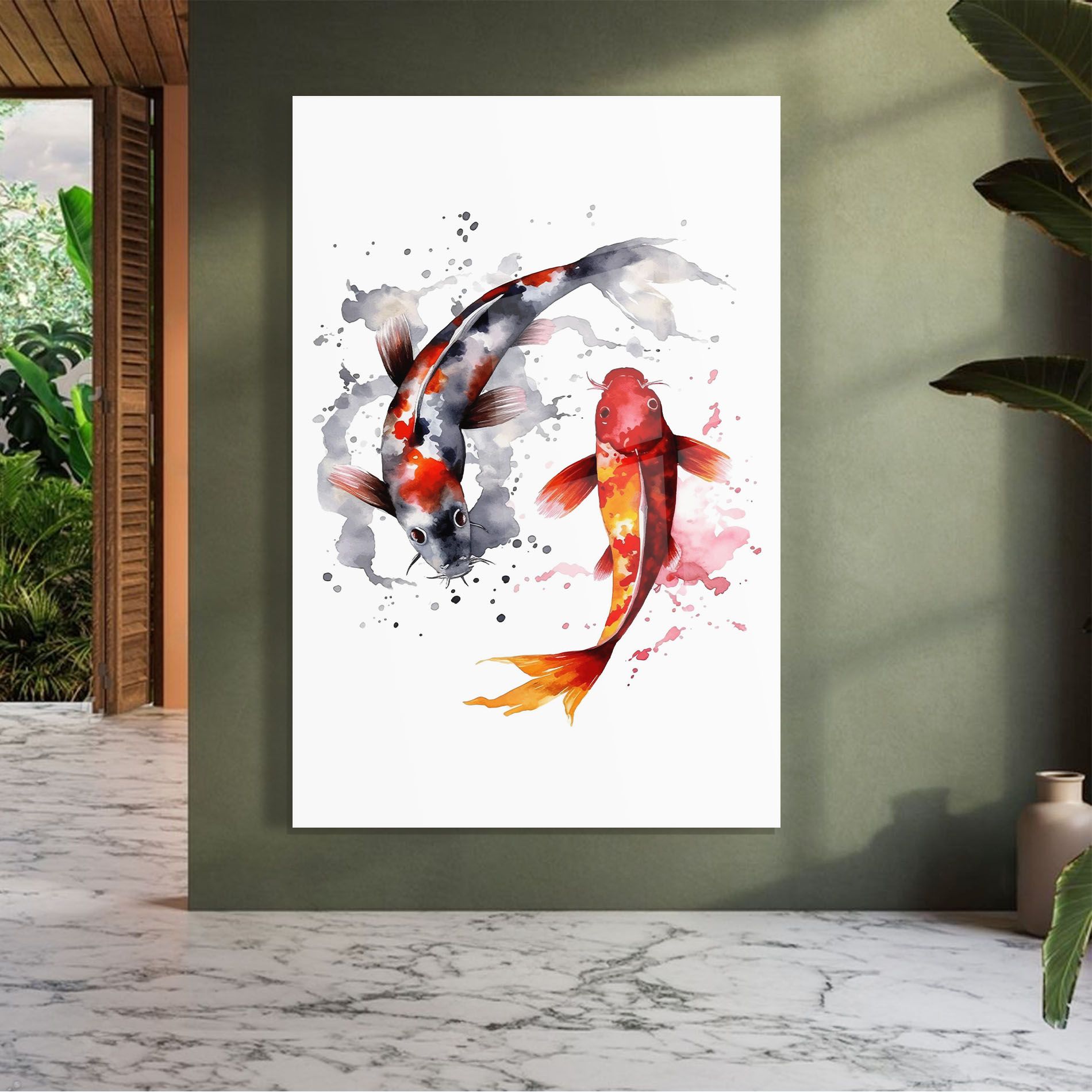 Beautiful Koi mockup 7