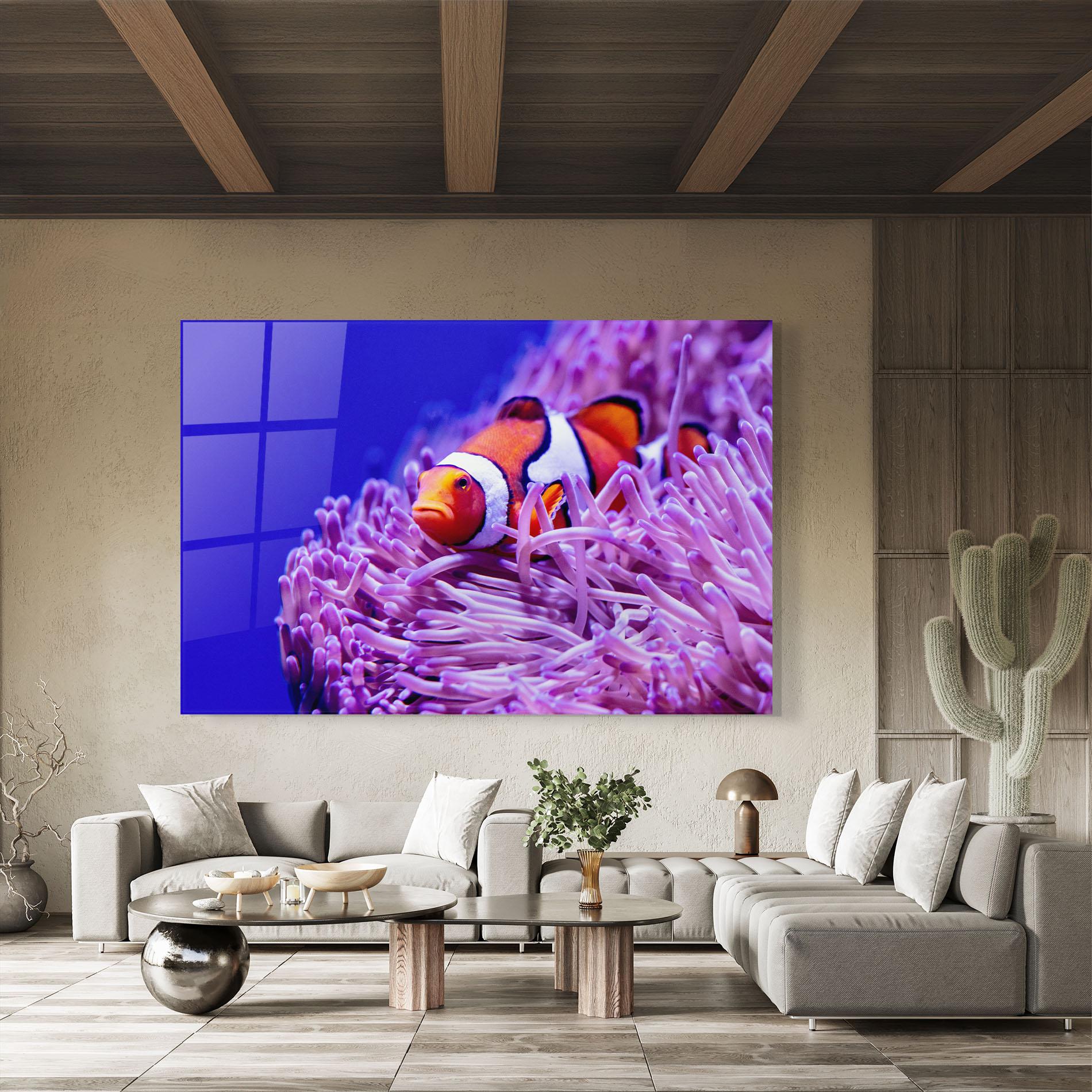 Glasbild Angry Nemo mockup 8