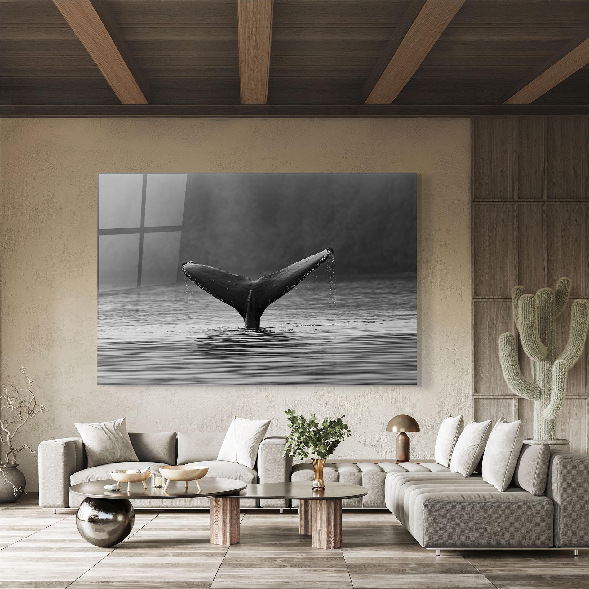 Glasbild Grey Tail mockup 8