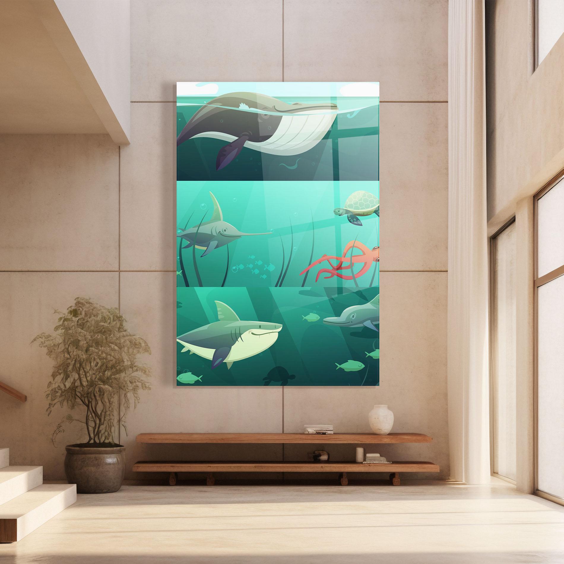 Glasbild Kids Ocean mockup 8