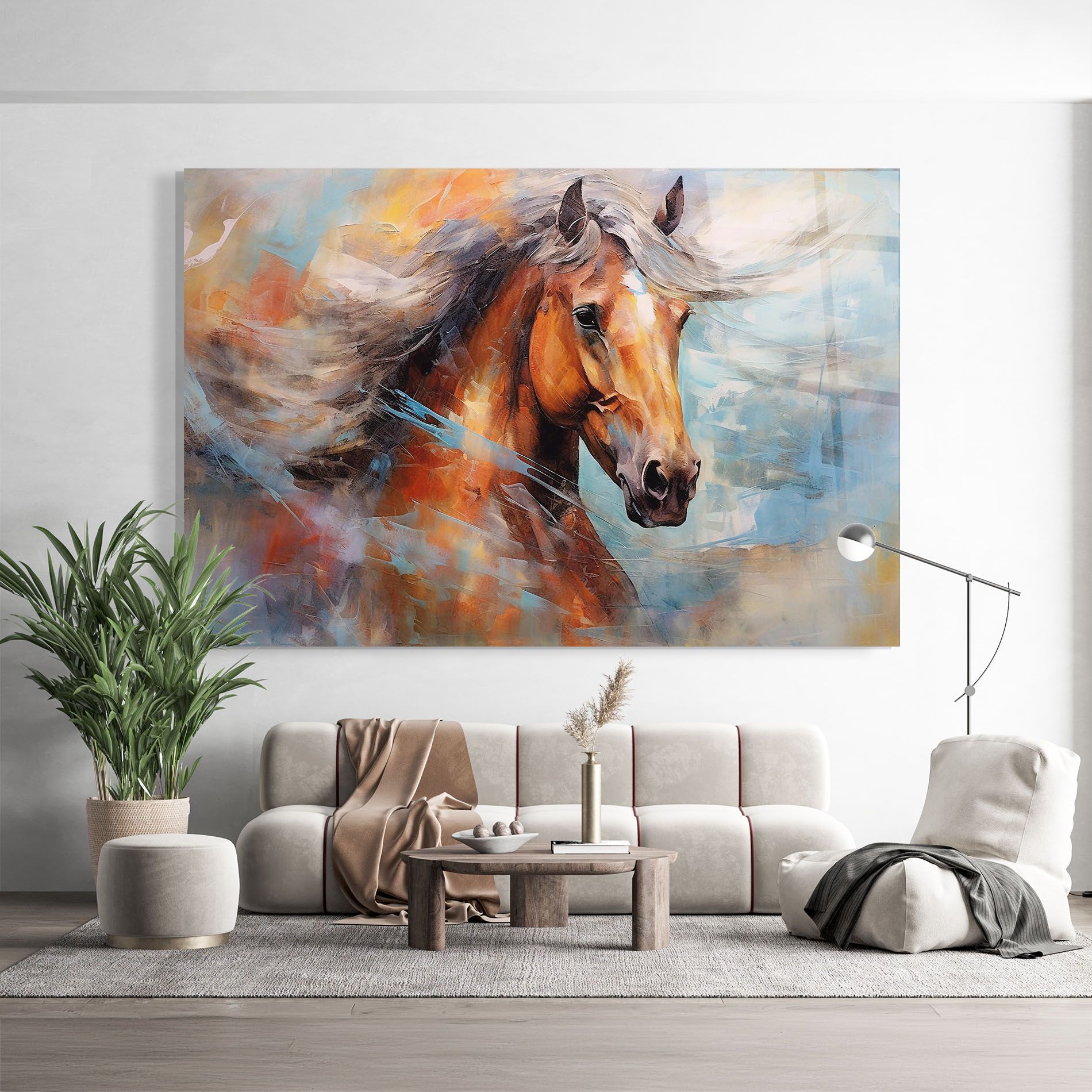 Beautiful Brown Horse mockup 9