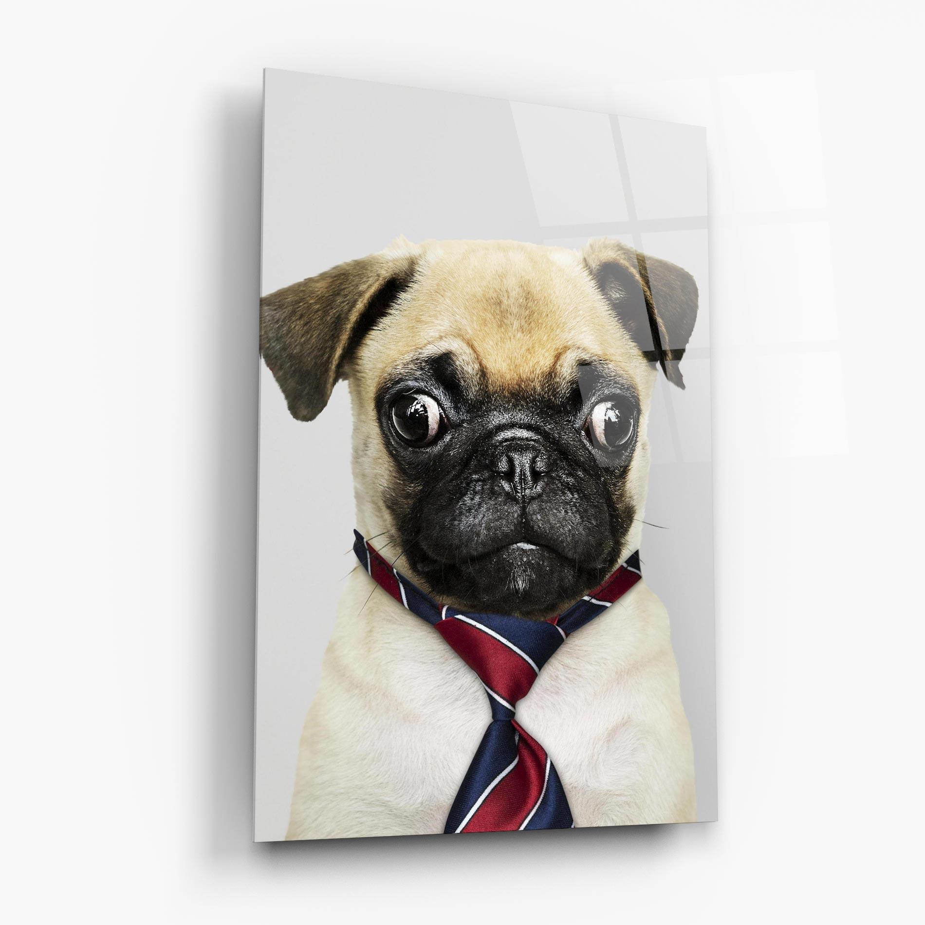 Glasbild Business Pug mockup 6