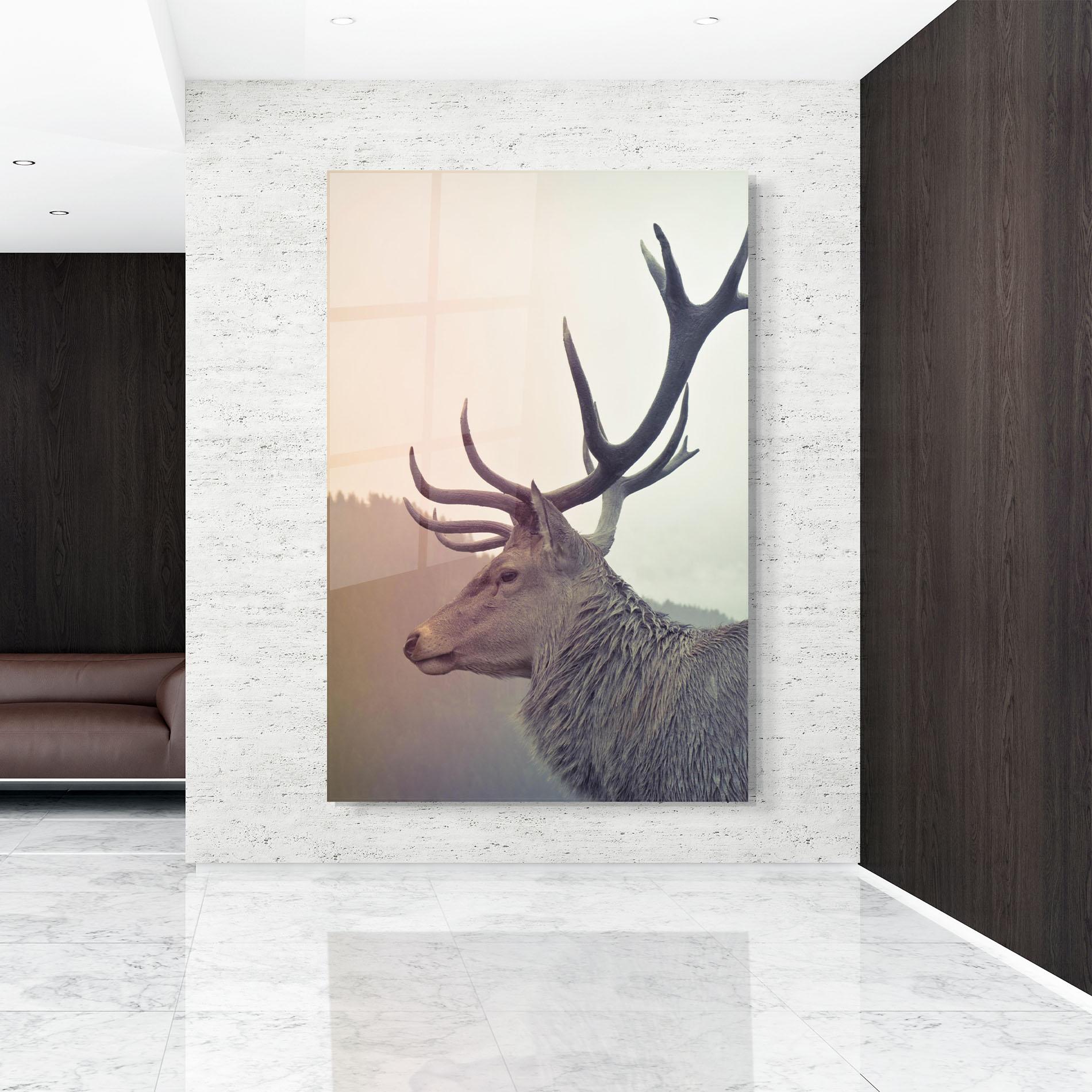 Glasbild King Of The Forest mockup 9