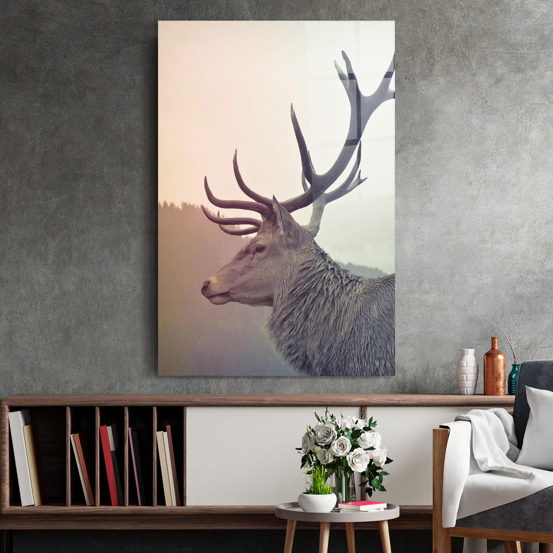 Glasbild King Of The Forest mockup 2