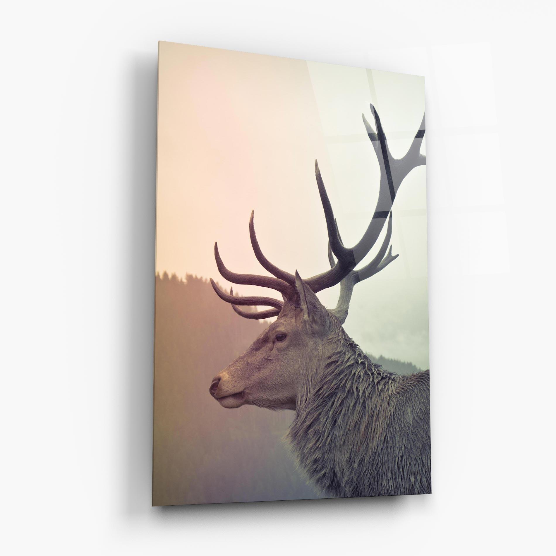 Glasbild King Of The Forest mockup 6