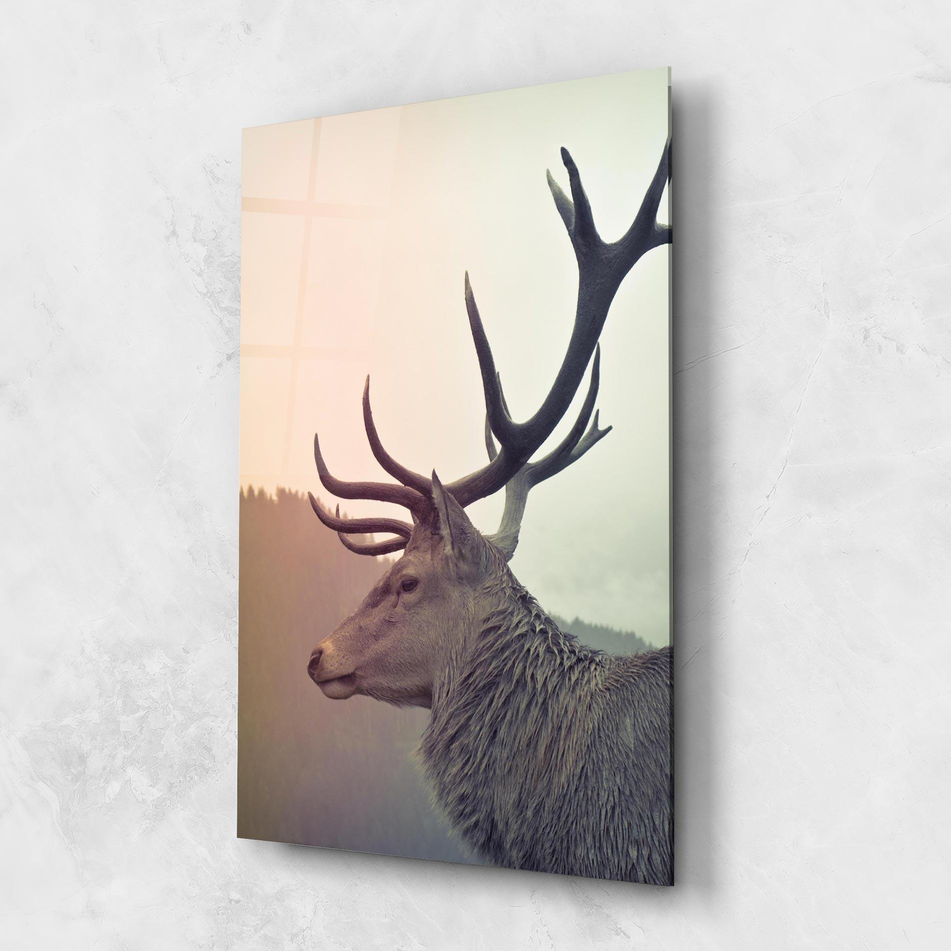 Glasbild King Of The Forest mockup 1