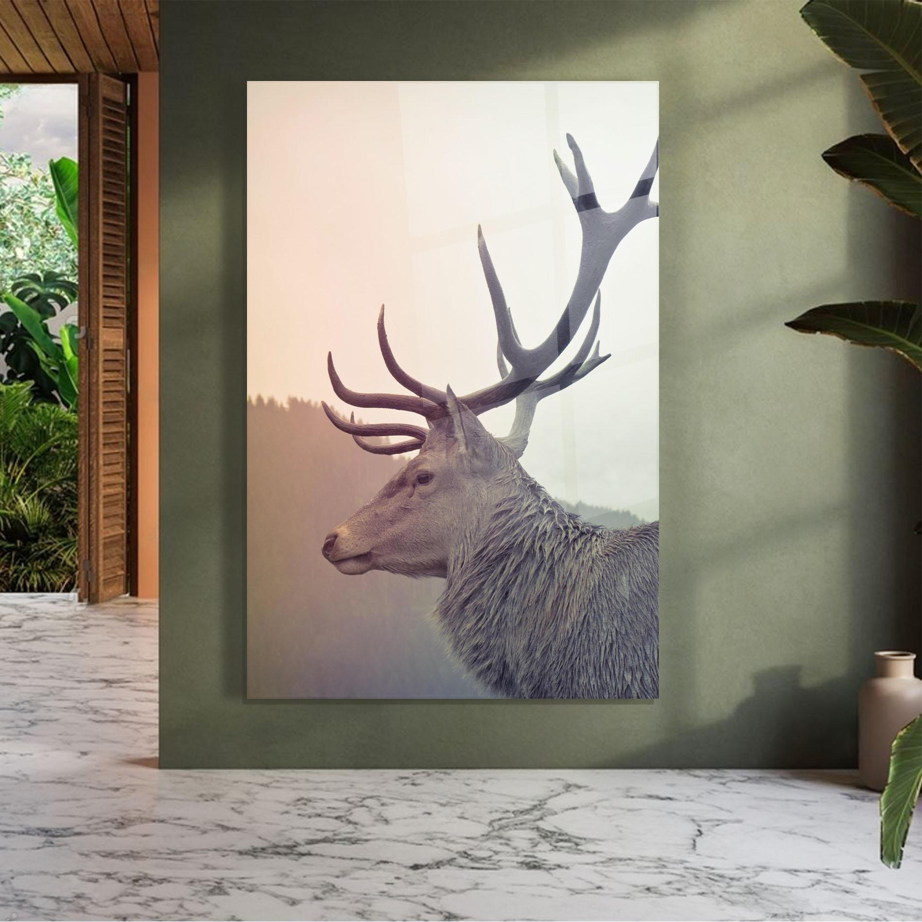 Glasbild King Of The Forest mockup 7