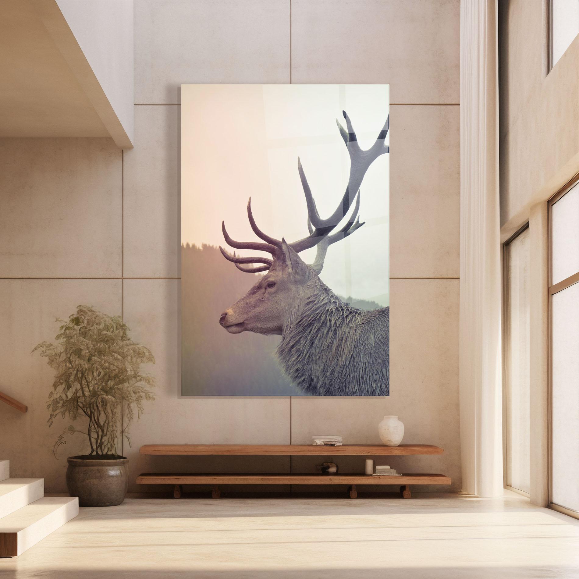 Glasbild King Of The Forest mockup 8