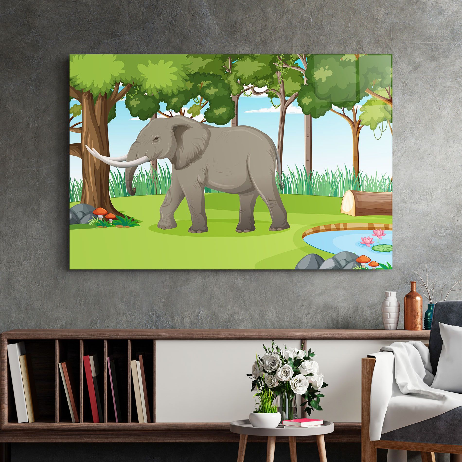 Animated Elephant mockup 2