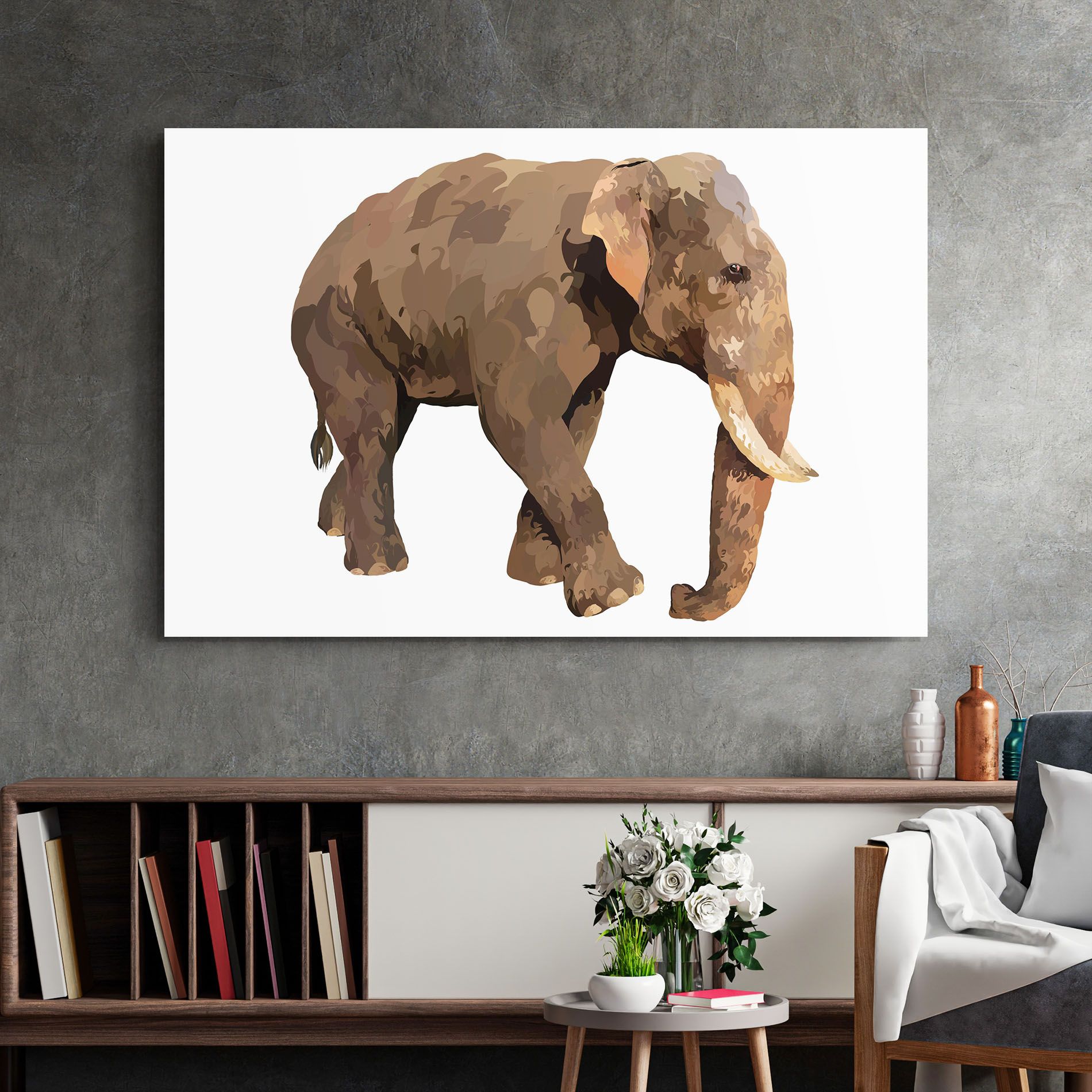Brown Elephant mockup 2