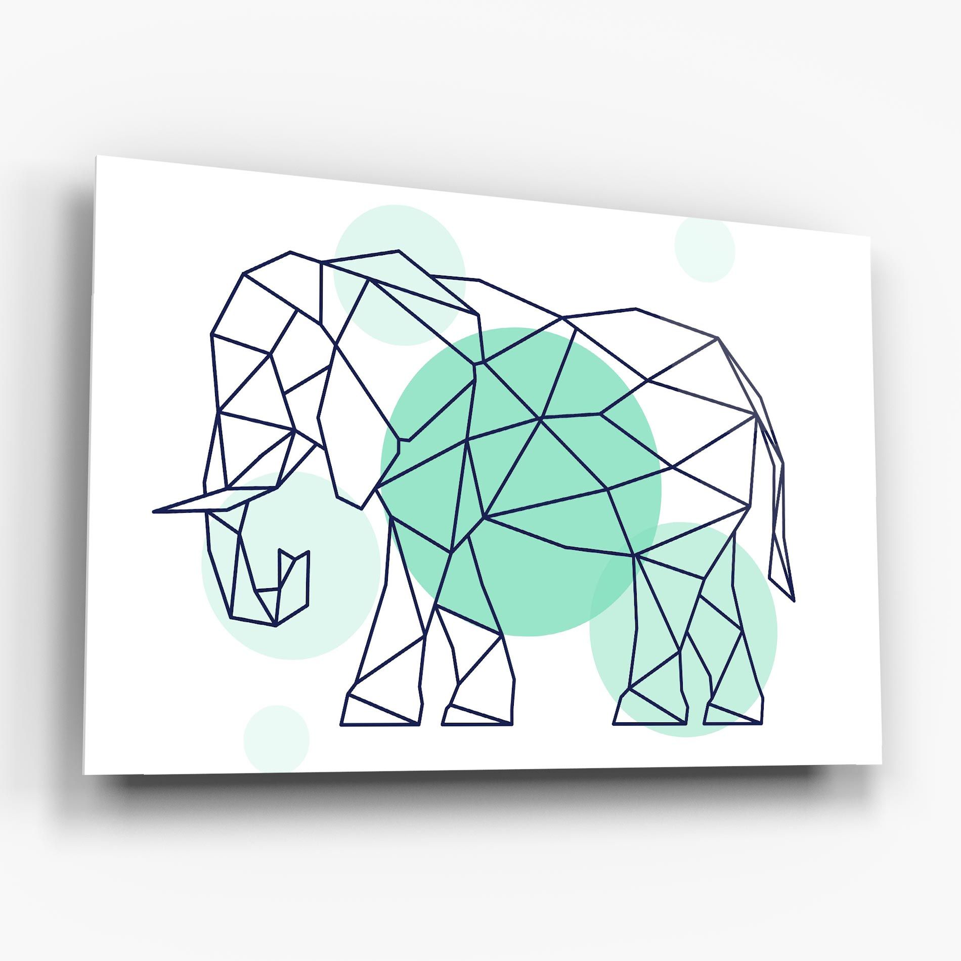 Elephant Geometric mockup 6